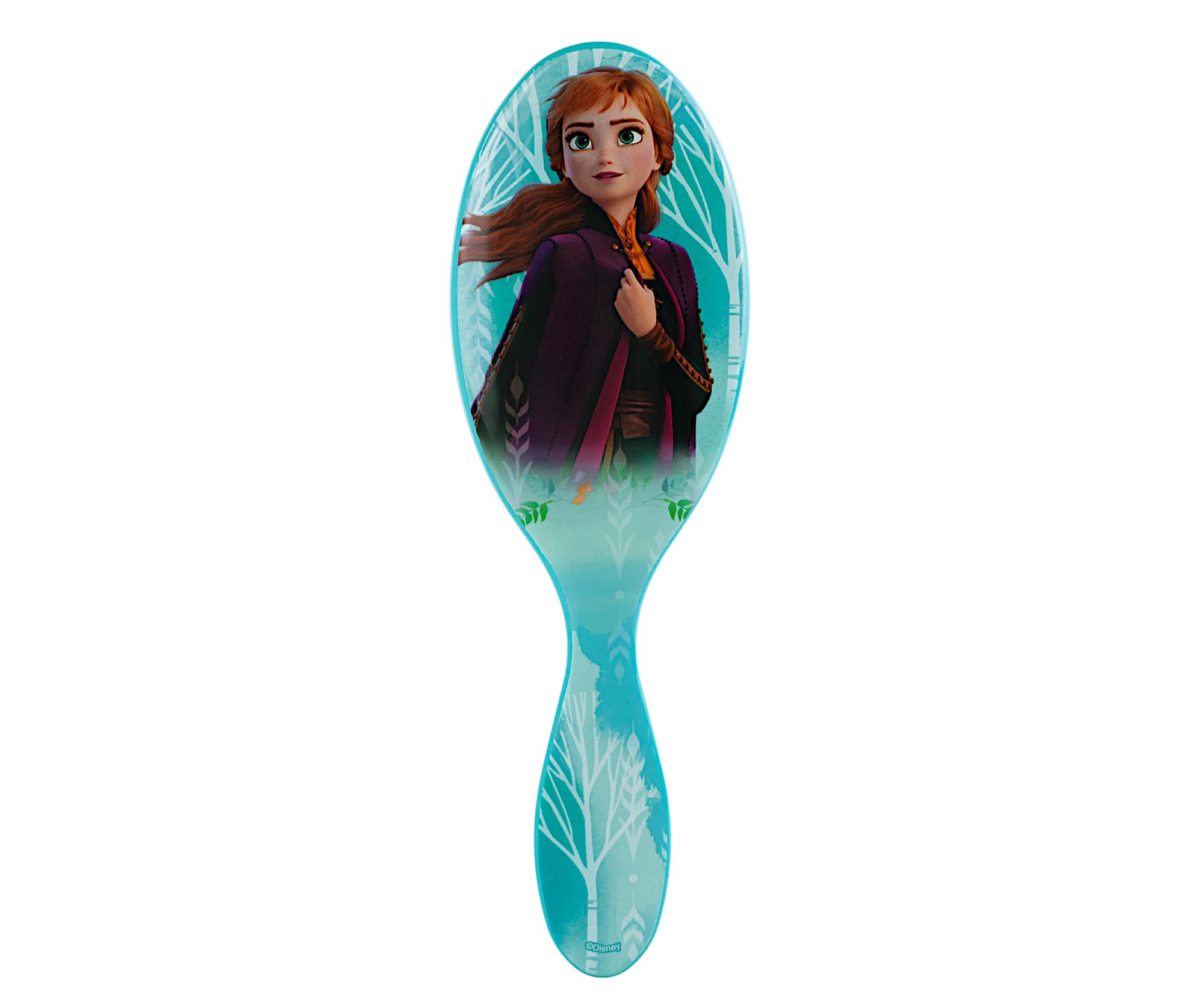 Kartáč na rozčesávání vlasů Wet Brush Original Detangler Frozen II Anna - světle modrý (0217289)