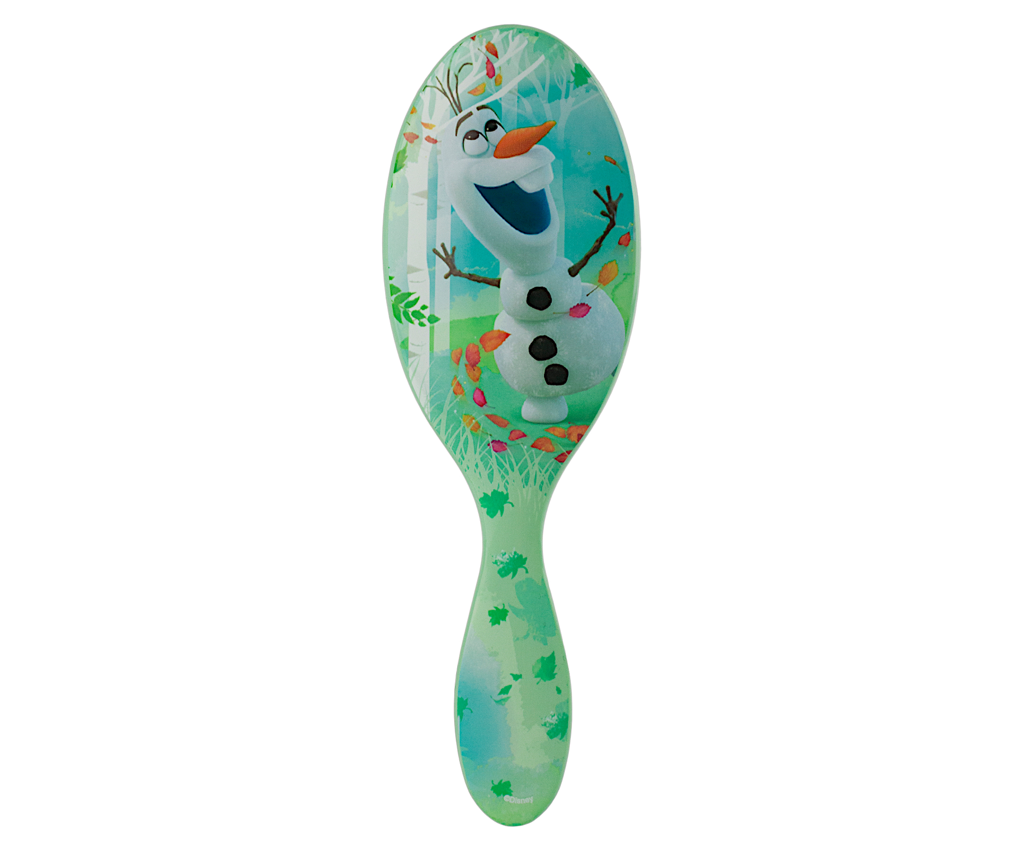 Kartáč na rozčesávání vlasů Wet Brush Original Detangler Frozen II Olaf - pastelově zelený (0217290) + dárek zdarma