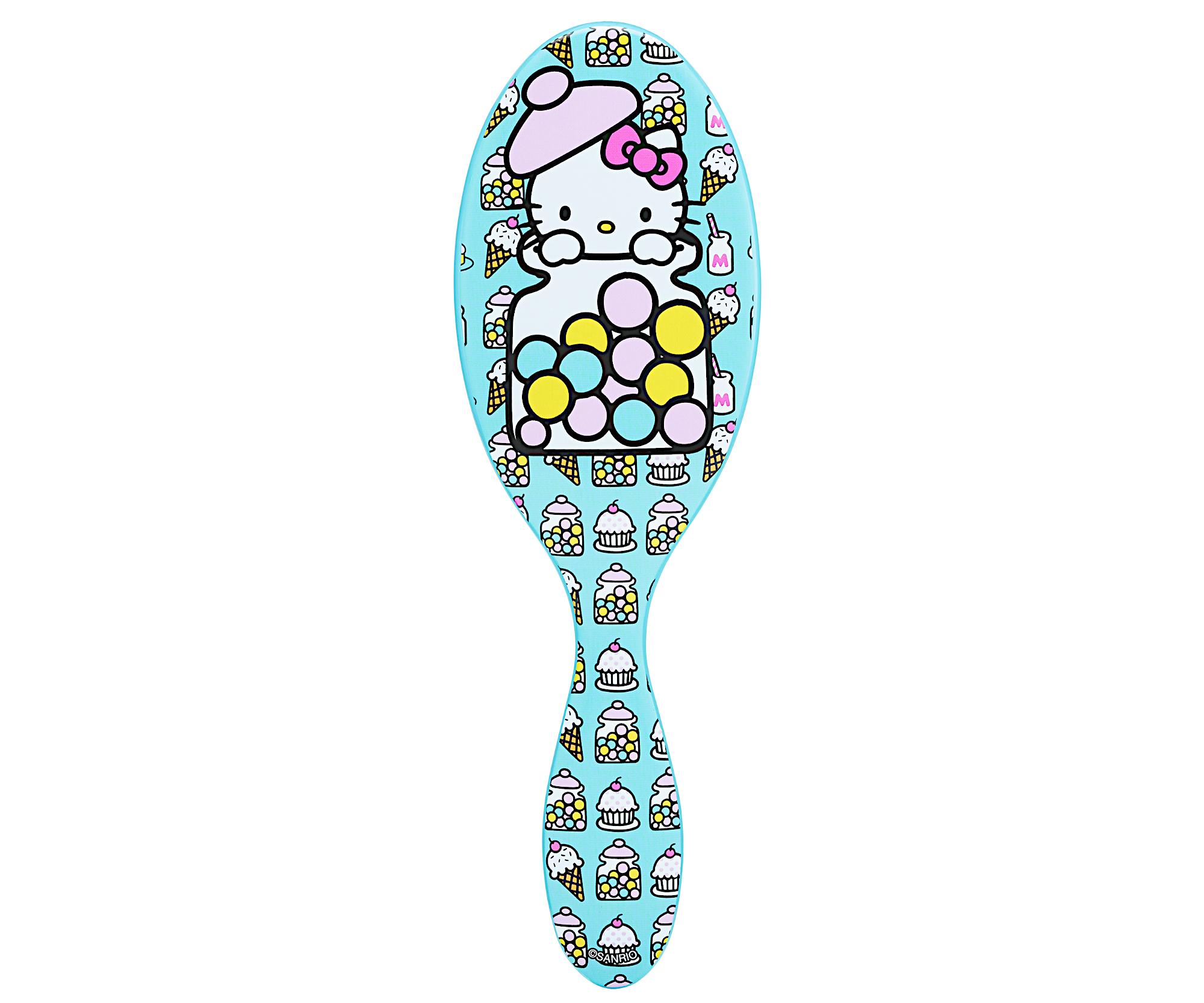 Kartáč na rozčesávání vlasů Wet Brush Original Detangler Hello Kitty - tyrkysový (0217281)
