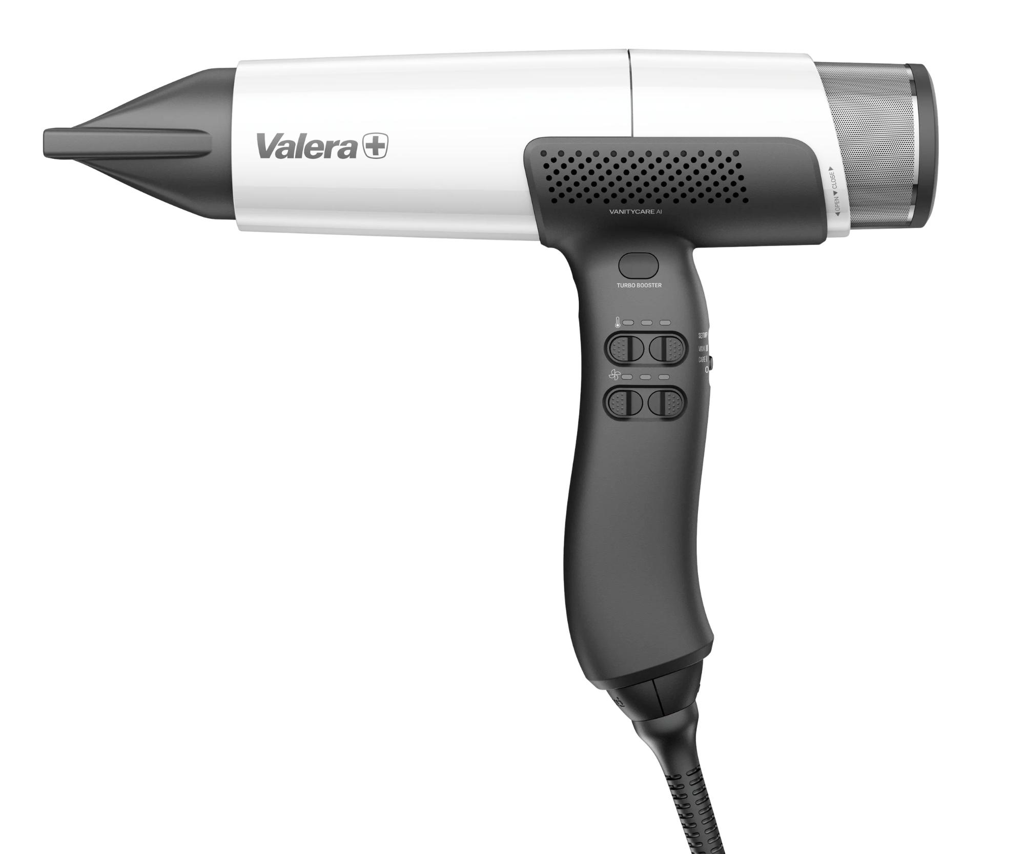 Profesionální fén na vlasy Valera Professional VanityCare AI Night Black 504.00 VA - 2000 W, bílý + dárek zdarma