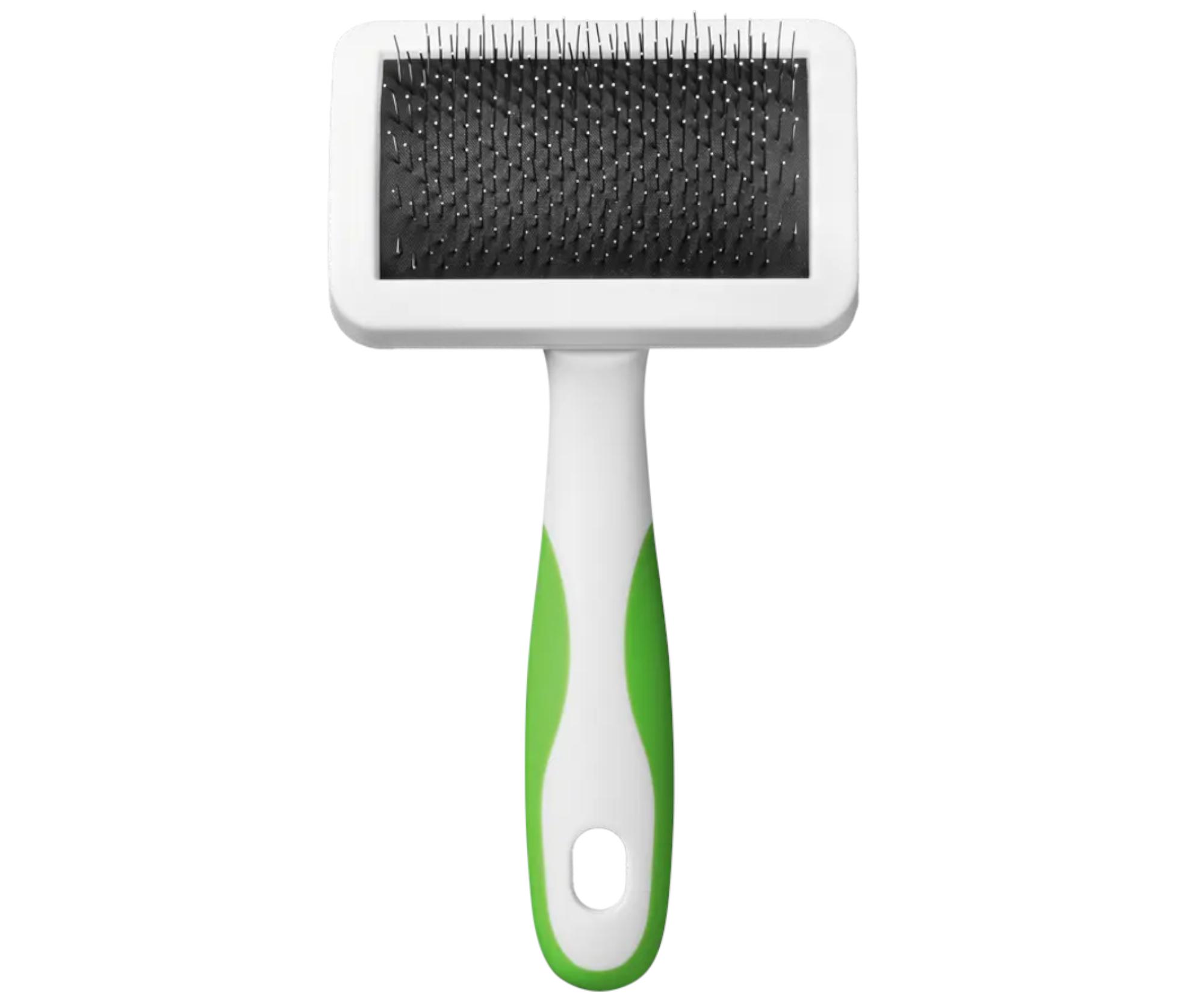 Plochý kartáč na zvířecí srst Andis Medium Firm Slicker Brush - M (68565) + dárek zdarma