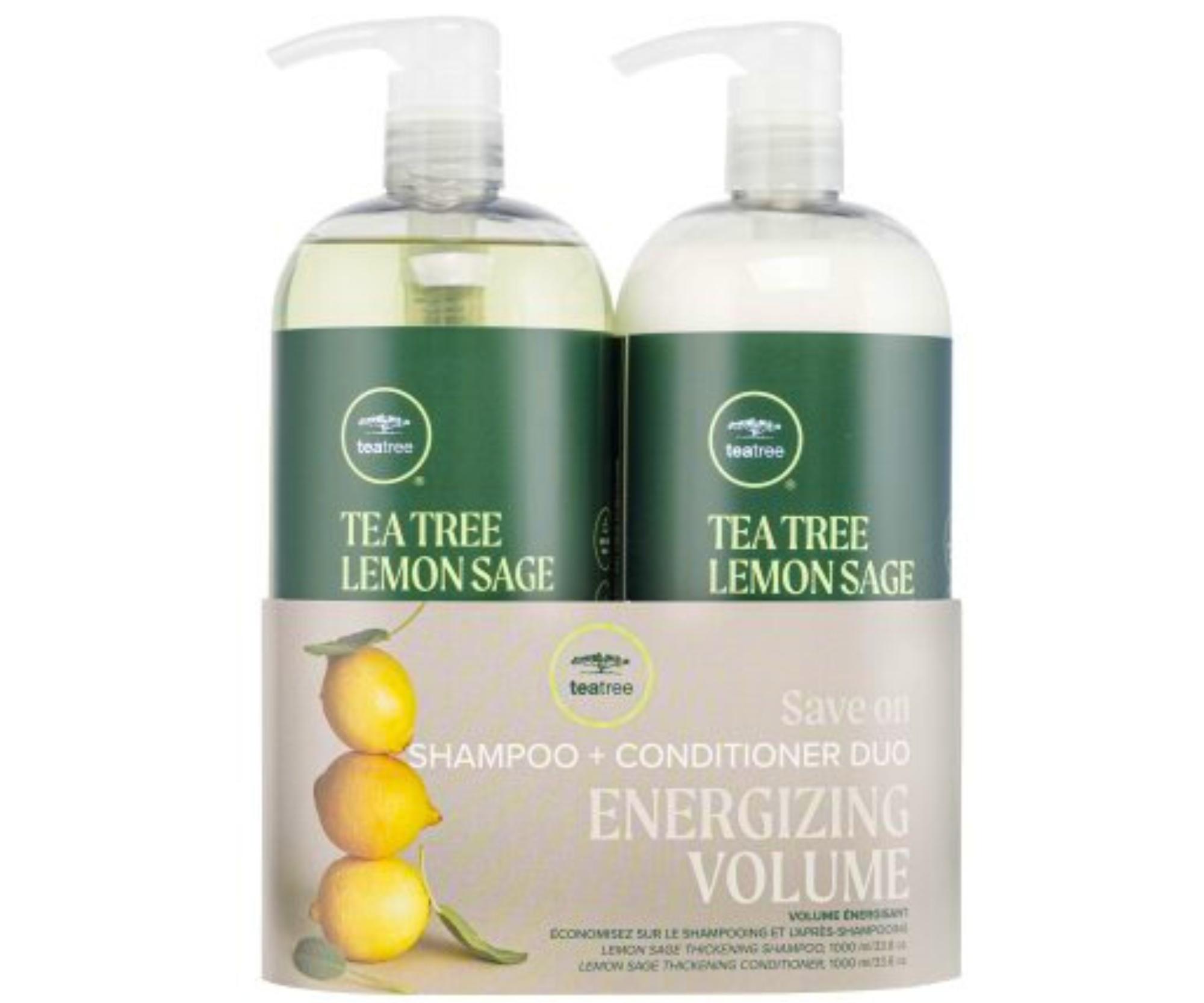 Sada pro objem vlasů Paul Mitchell Tea Tree Lemon Sage Save On Duo + dárek zdarma