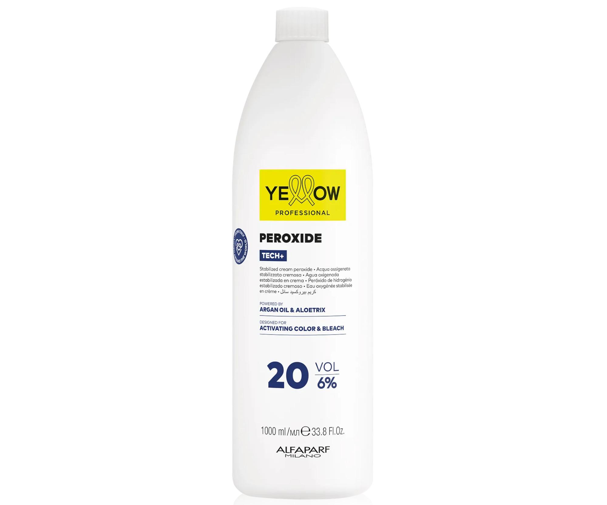 Oxidační krém Yellow Professional Peroxide Tech+ 20 Vol. 6% - 1000 ml + dárek zdarma