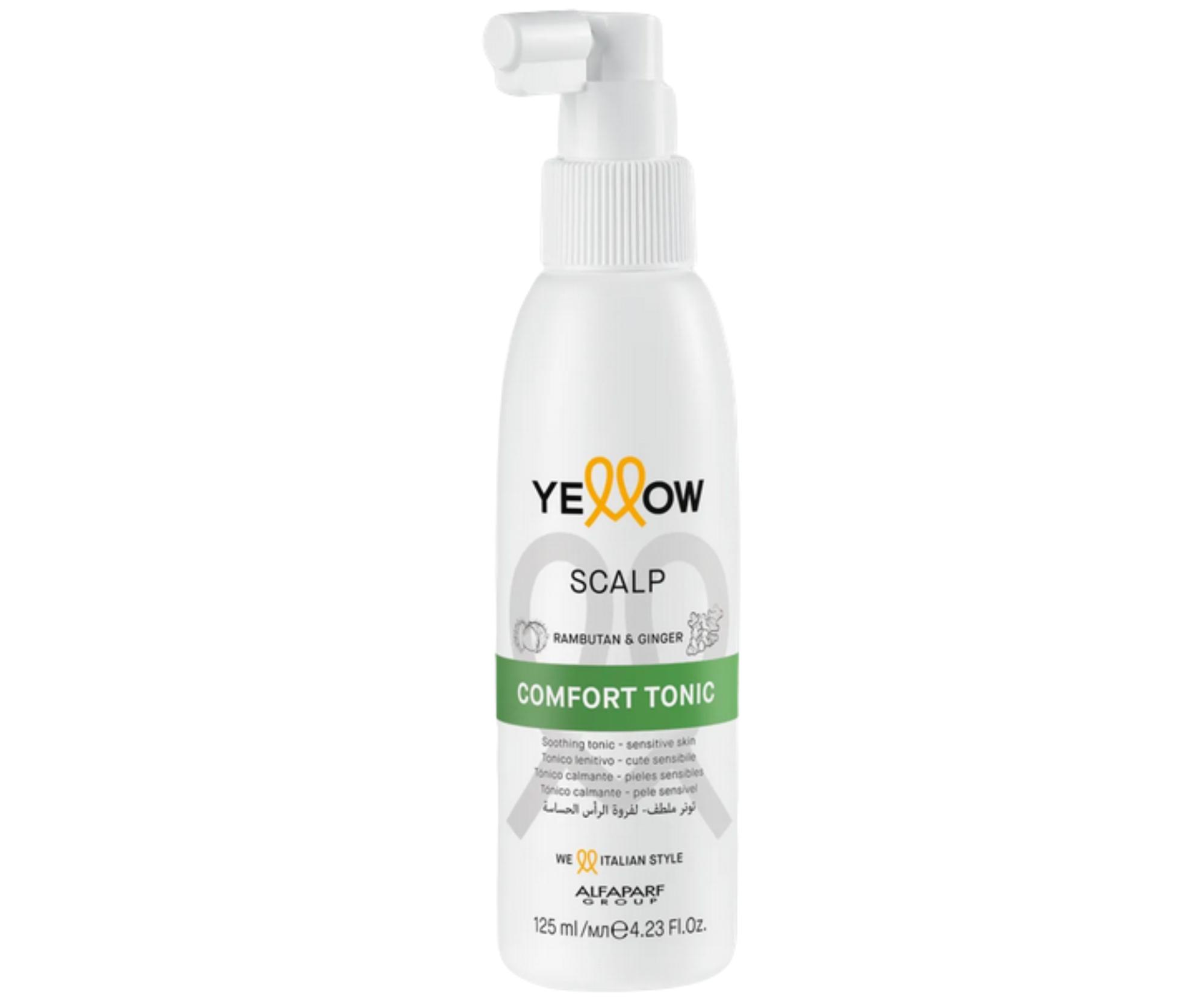 Bezoplachové zklidňující tonikum pro citlivou pokožku hlavy Yellow Professional Scalp Comfort Tonic - 125 ml + dárek zdarma