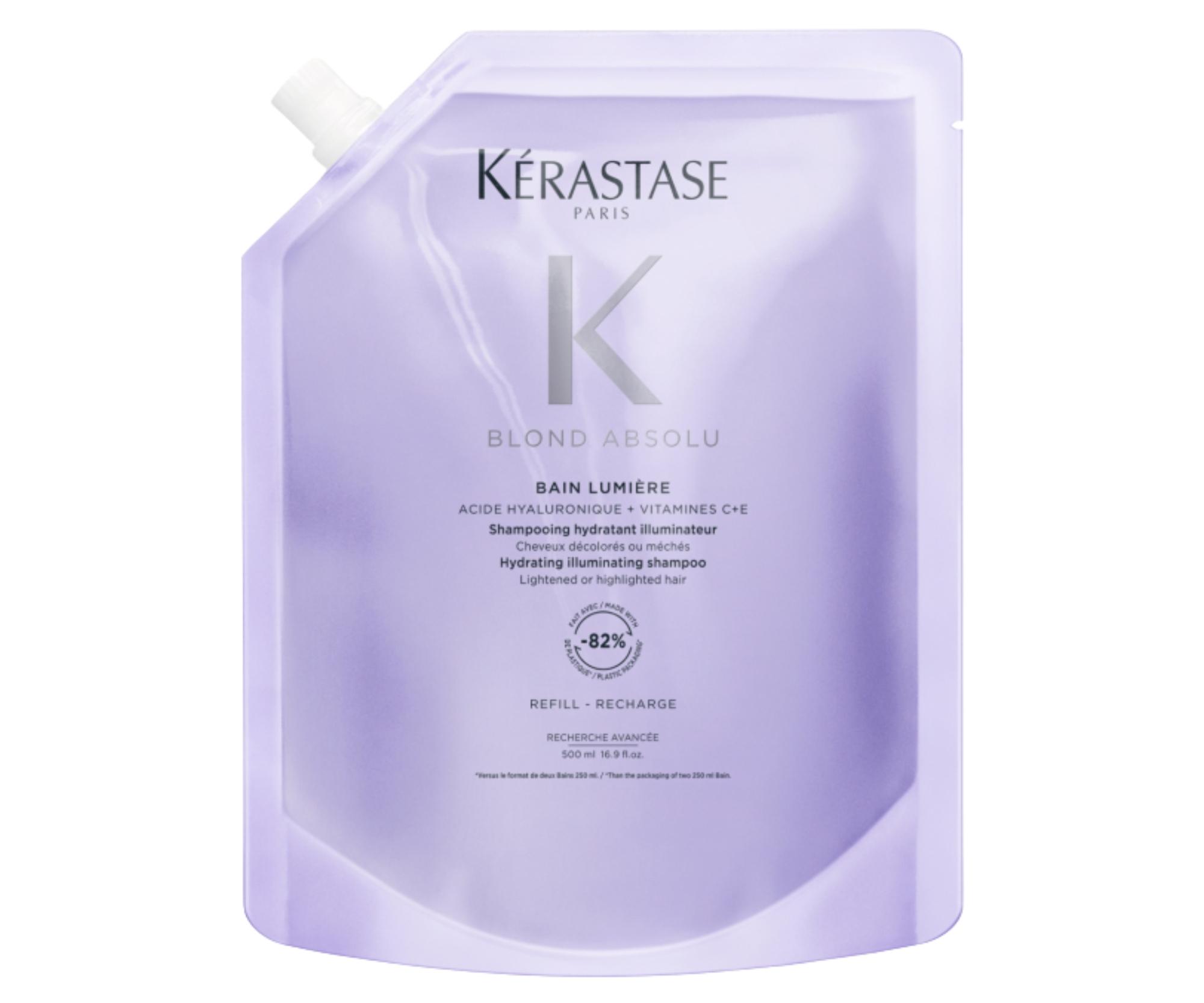 Rozjasňující šampon pro blond vlasy Kérastase Blond Absolu Bain Lumiére Refill - 500 ml, náhradní náplň + dárek zdarma