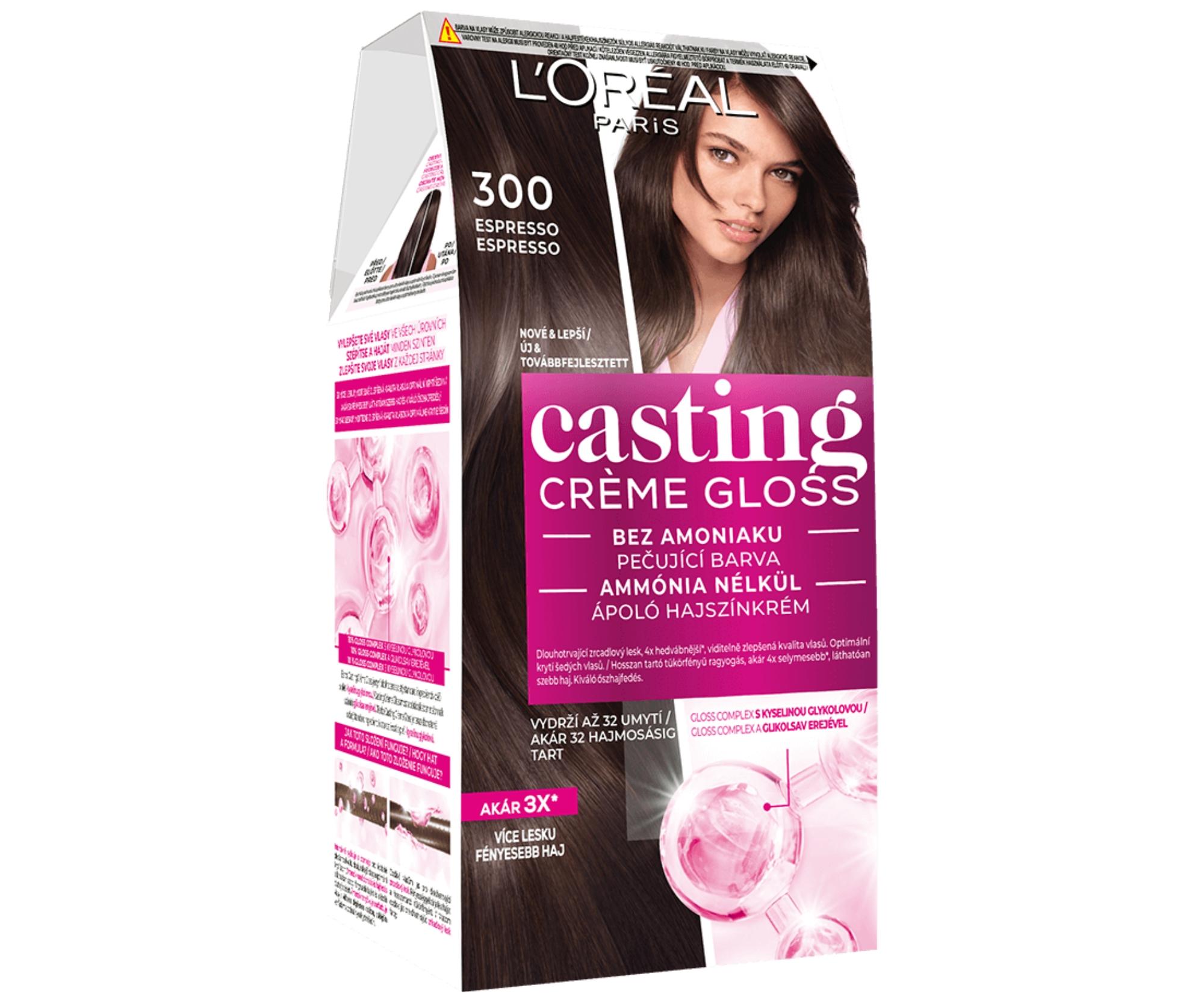 Přeliv bez amoniaku Loréal Casting Créme Gloss - 300 espresso - L’Oréal Paris + dárek zdarma