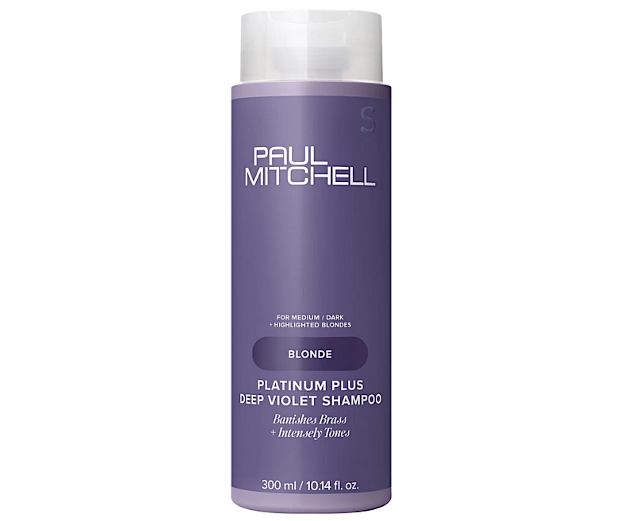 Intenzivní neutralizační šampon pro blond a melírované vlasy Paul Mitchell Blonde Platinum Plus Deep Violet Shampoo - 300 ml + dárek zdarma