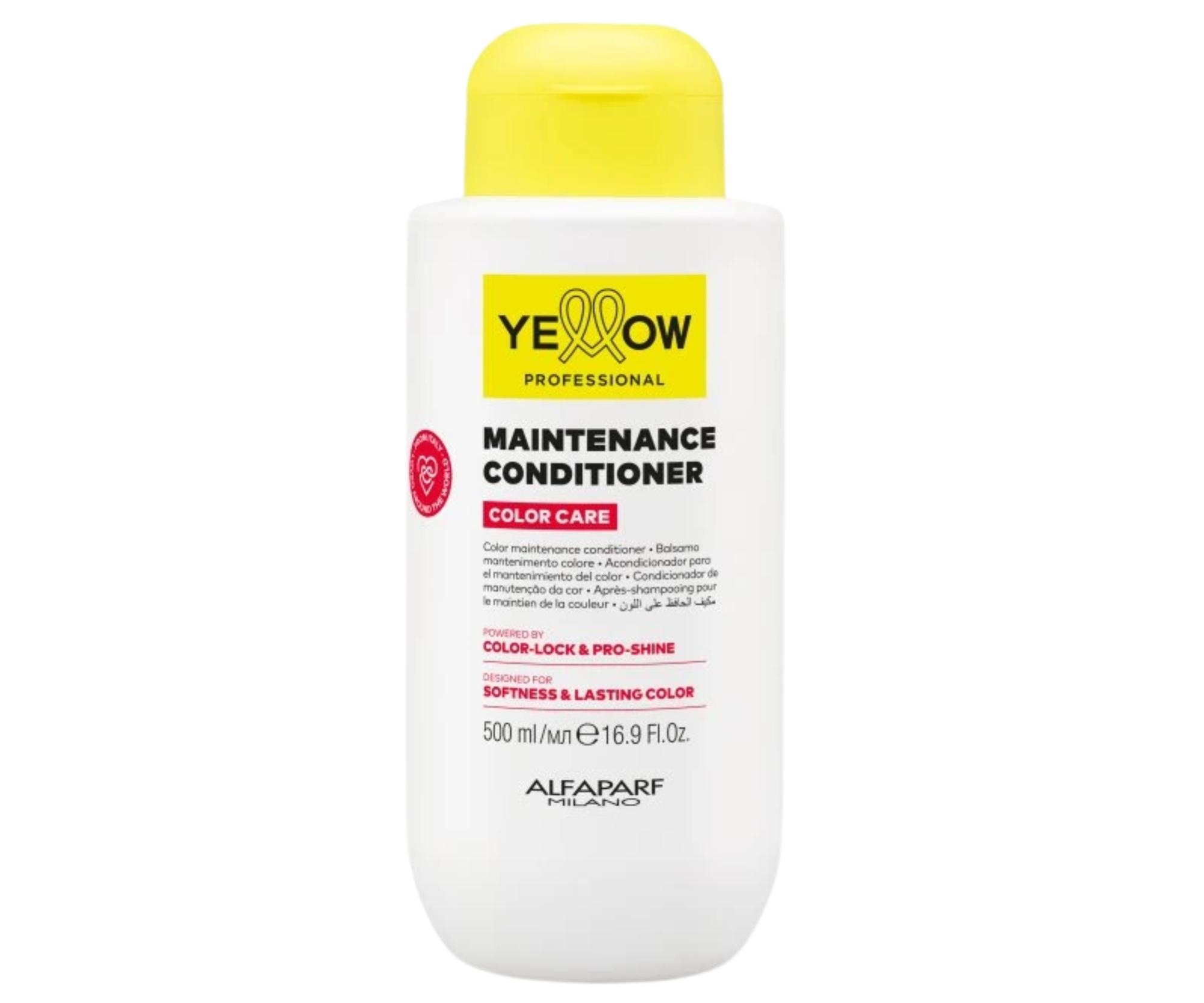 Kondicionér pro zachování barvy barvených vlasů Yellow Professional Color Care Maintenance Conditioner - 500 ml + dárek zdarma