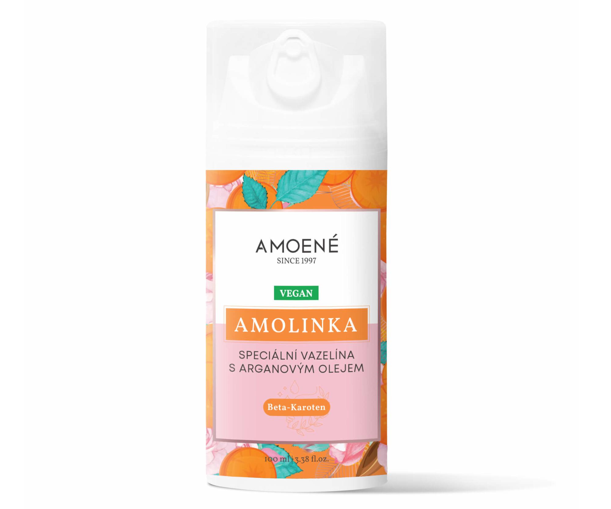Kosmetická vazelína s arganovým olejem Amoené Amolinka - beta-karoten, 100 ml (012A0GW10BA) + dárek zdarma