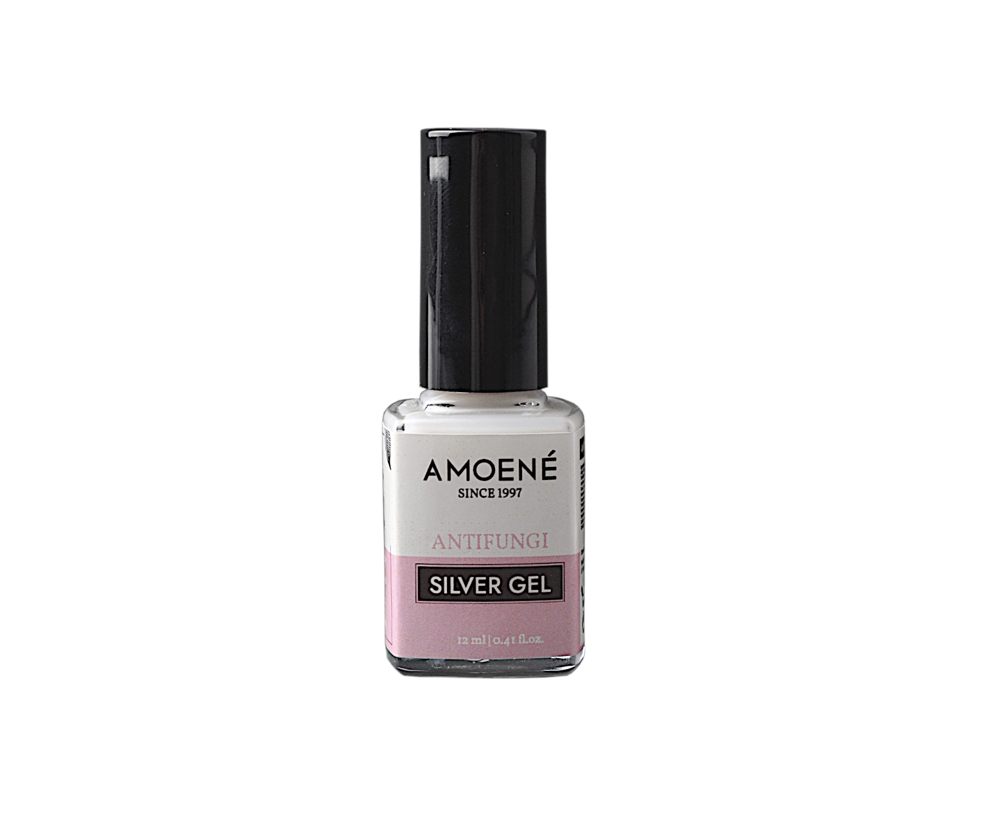 Pečující gelový lak  Amoené Antifungi Silver gel - 12 ml (01130000AF) + dárek zdarma