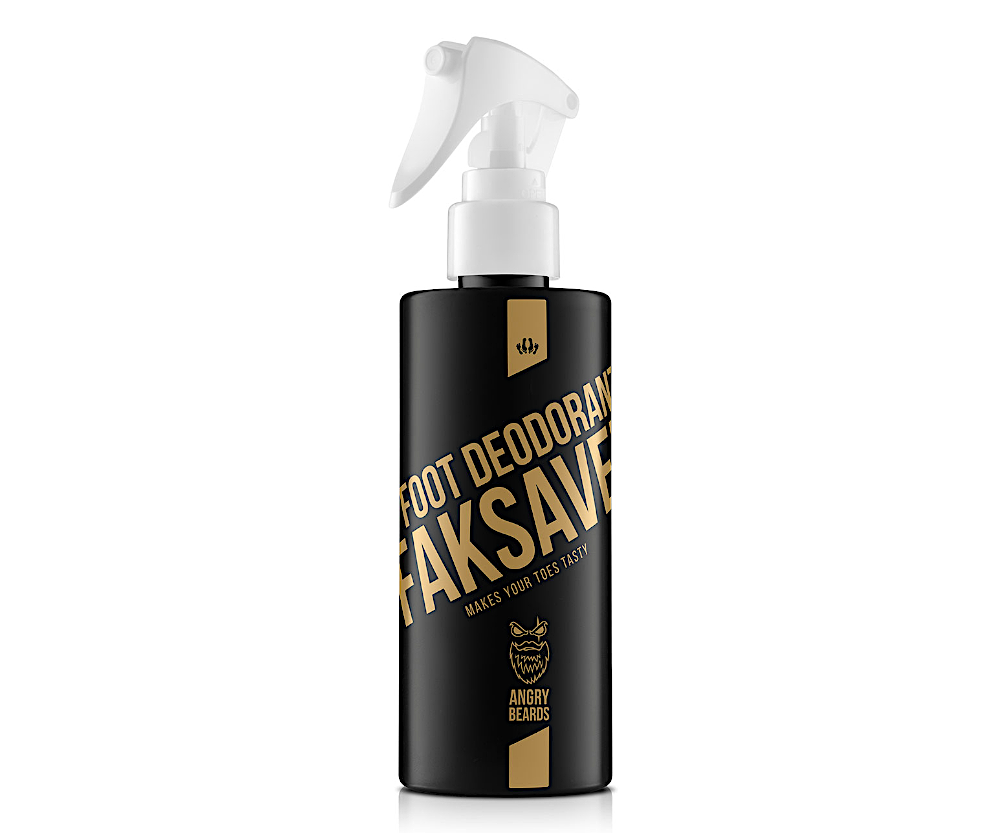 Pánský deodorant na chodidla Angry Beards Faksaver Foot Deodorant - 200 ml (FT-DEO-FOOT-FAK-200) + dárek zdarma