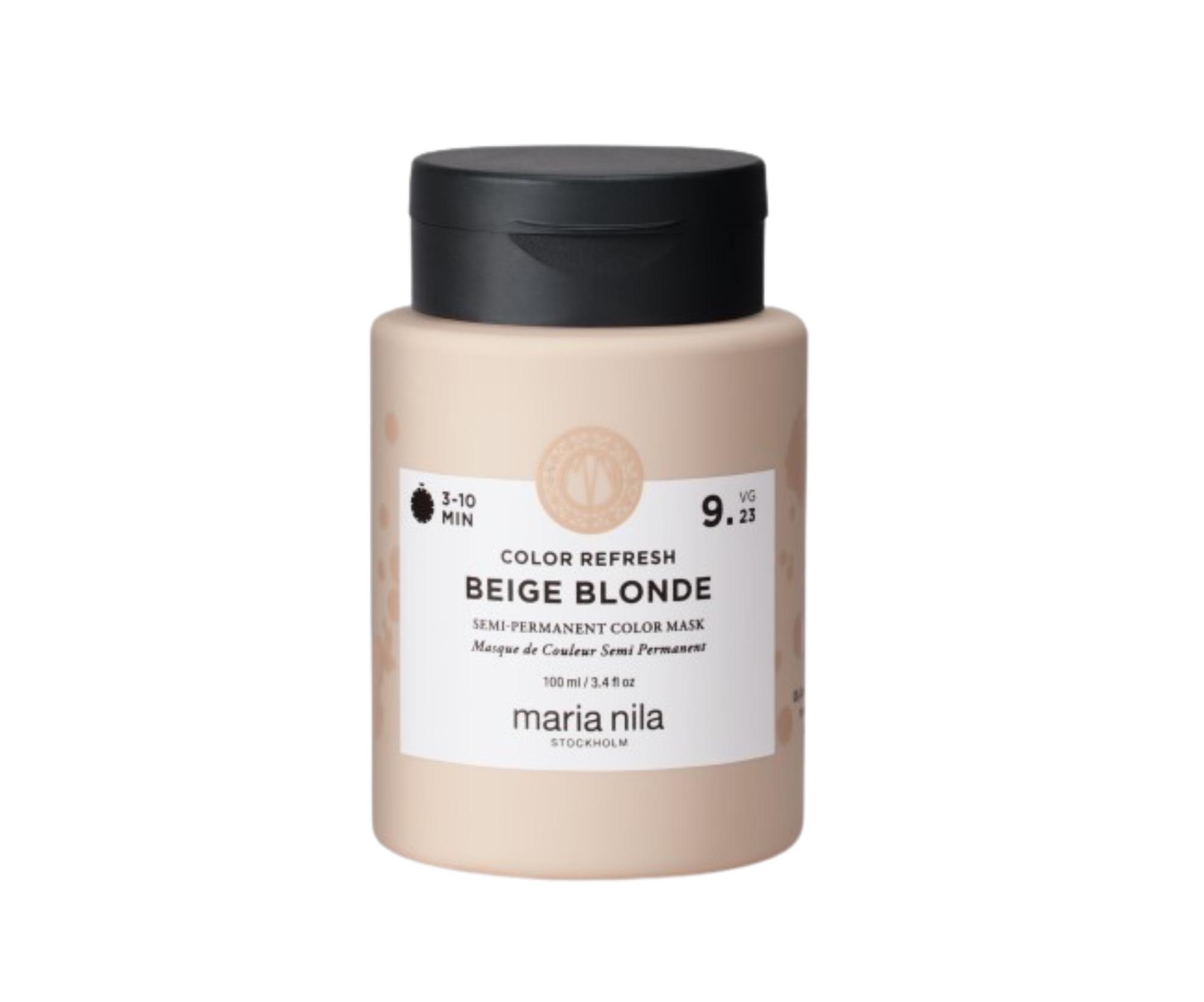 Maska pro oživení barvy vlasů Maria Nila Colour Refresh Beige Blonde - béžová blond, 100 ml + dárek zdarma