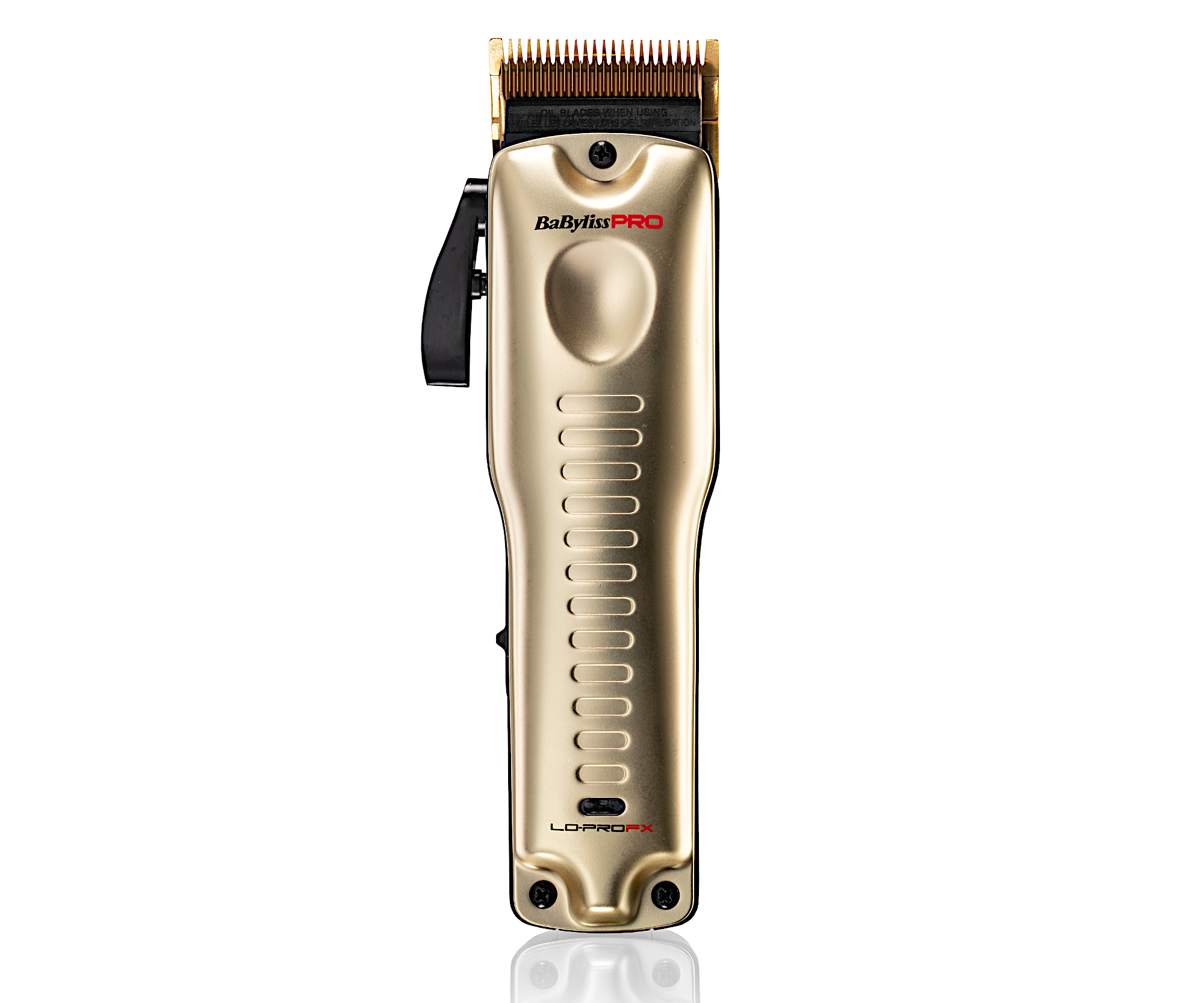 Profesionální strojek na vlasy BaByliss Pro Lo-ProFX FX825GE - zlatý + dárek zdarma