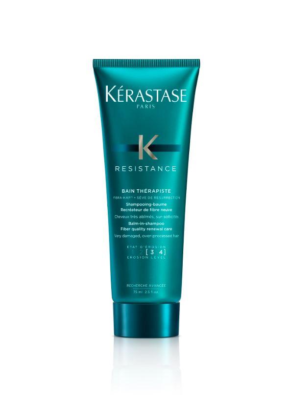 Šampon pro zničené vlasy Kérastase Resistance Thérapiste - 75 ml + dárek zdarma