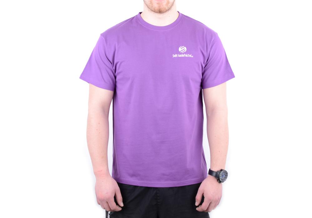 Tričko s krátkým rukávem - pánské, fialové XXL (svk129fXXL) + dárek zdarma