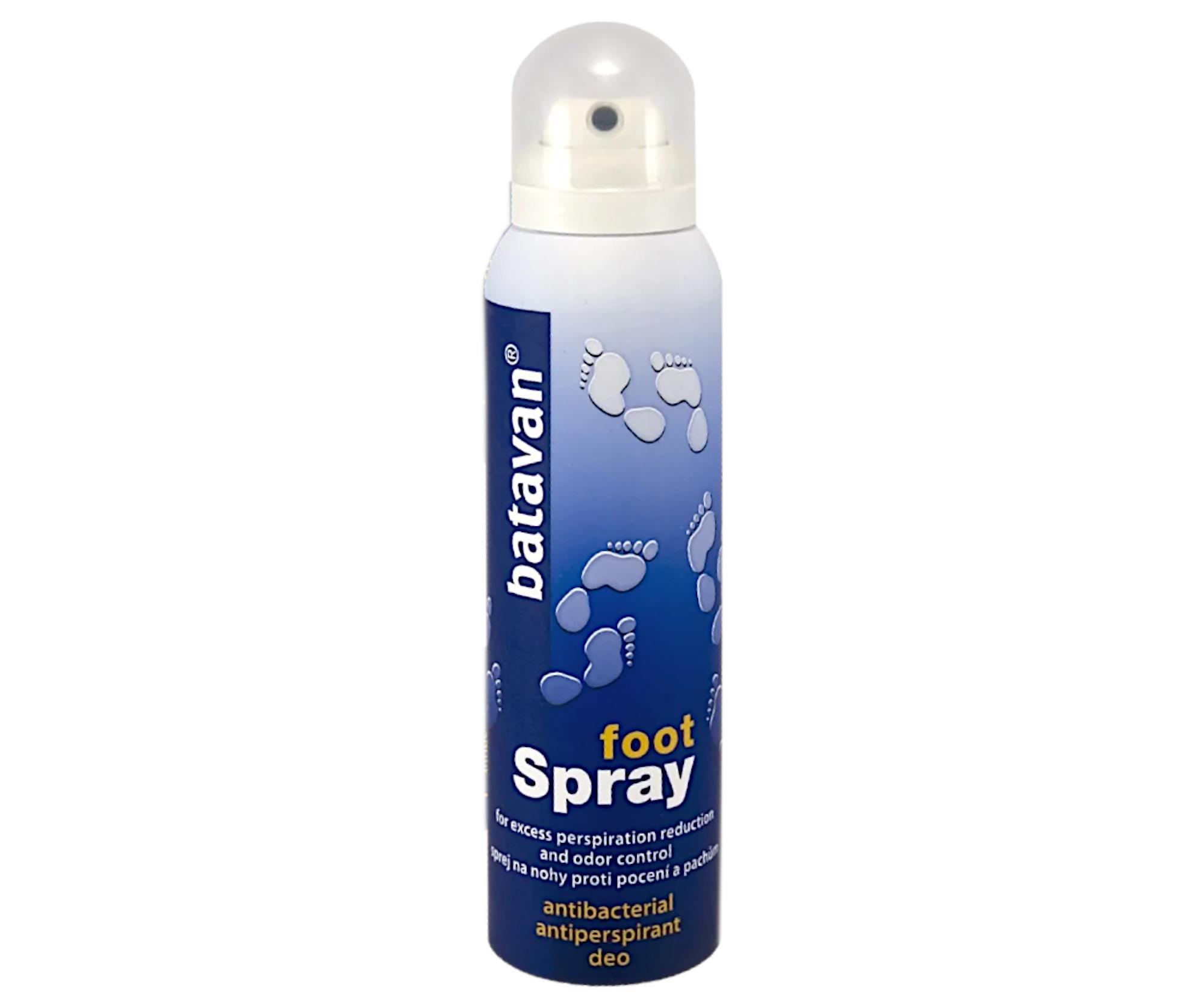 Antibakteriální deo sprej na nohy Batavan - 150 ml + dárek zdarma