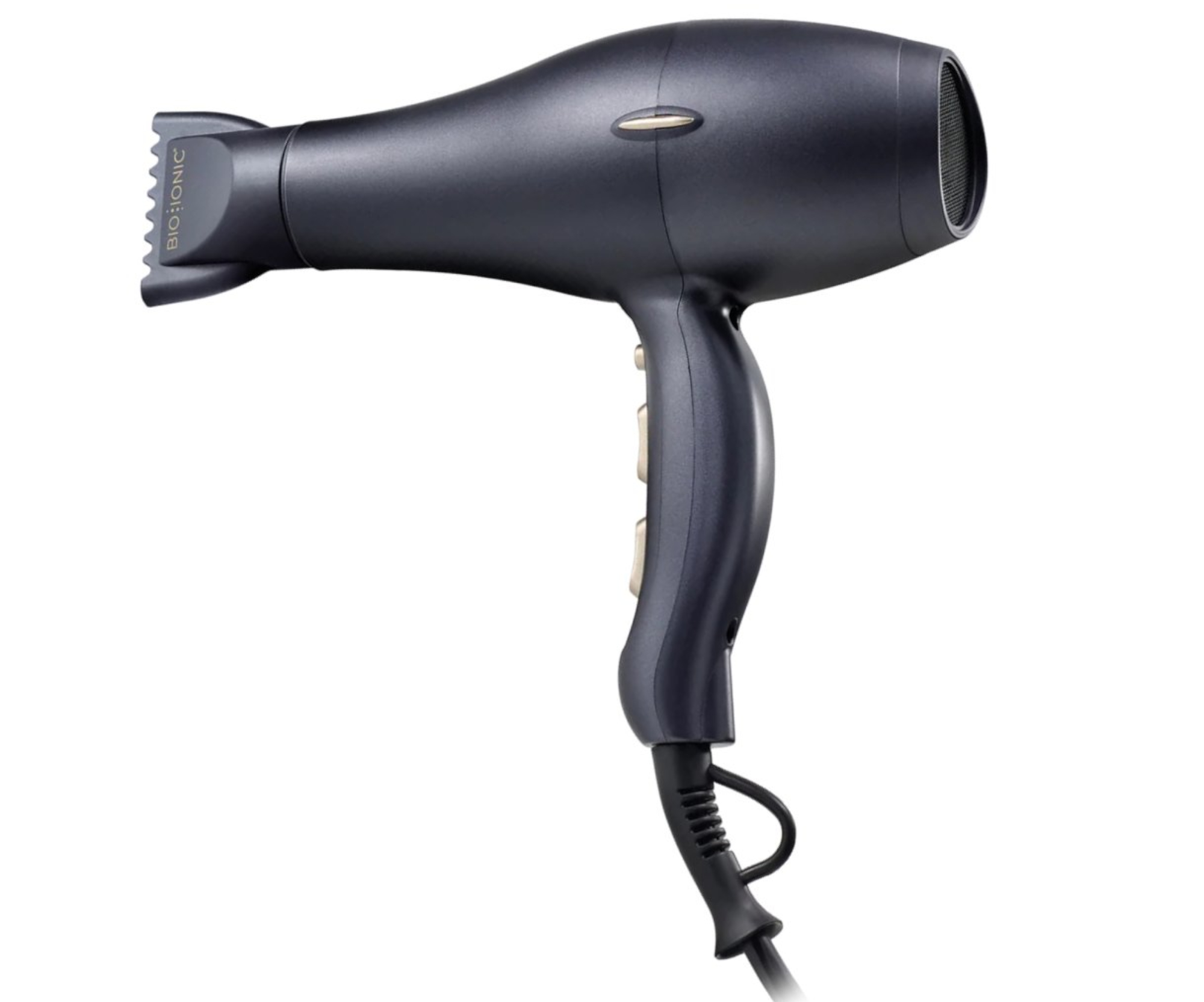 Profesionální fén na vlasy Bio Ionic GoldPro Speed Dryer - 2000 W, tmavě šedý + dárek zdarma