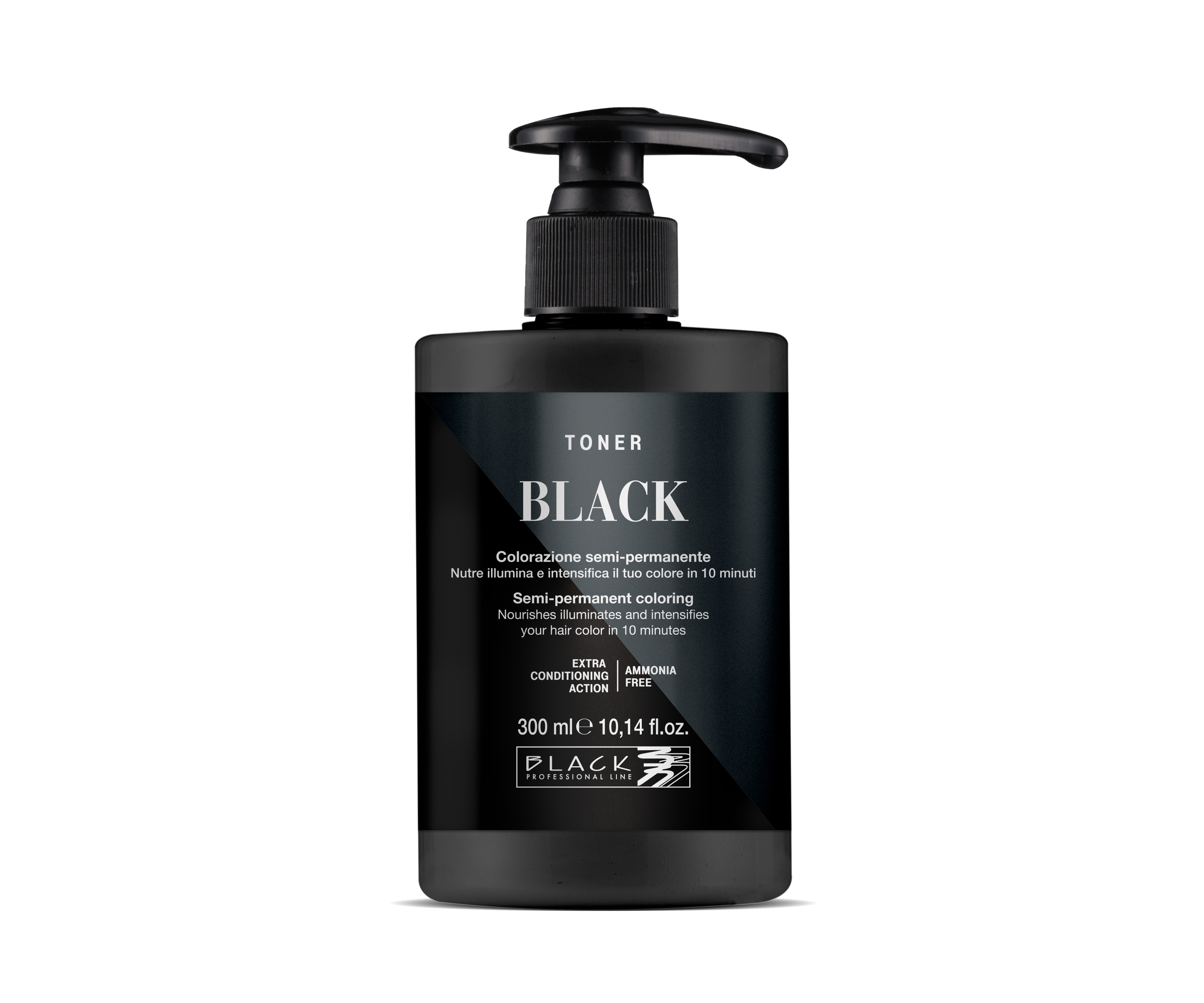 Barevný toner na vlasy Black Professional Crazy Toner - Black (černý) (154022) + DÁREK ZDARMA