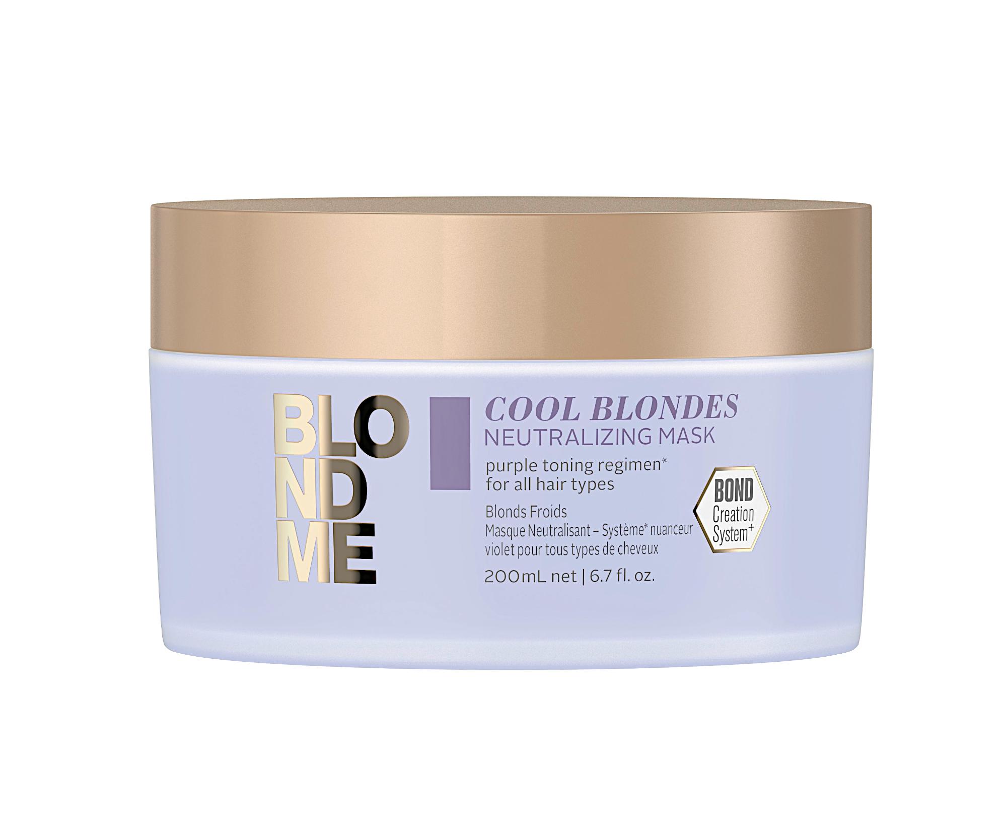 Neutralizační maska pro blond vlasy Schwarzkopf Professional BlondMe Cool Blondes Mask - 200 ml (2851052) + dárek zdarma