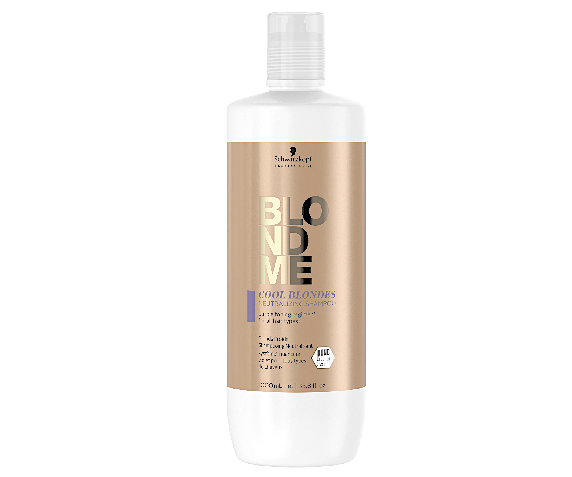 Neutralizační šampon pro blond vlasy Schwarzkopf Professional BlondMe Cool Blondes Shampoo - 1000 ml (2849693) + dárek zdarma