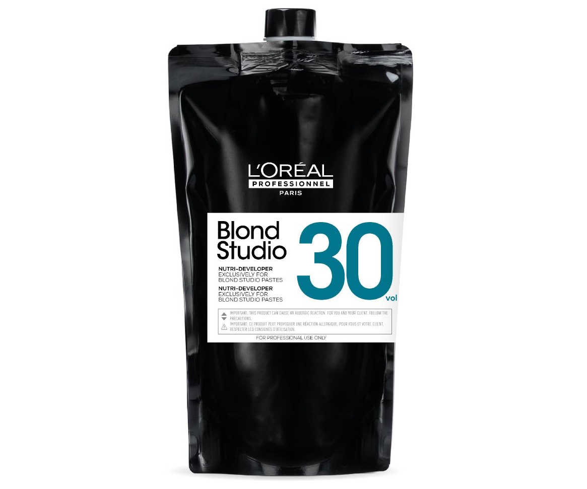 Oxidační krém Loréal Blond Studio Platinium 30 vol. 9 % - 1000 ml - L’Oréal Professionnel + DÁREK ZDARMA