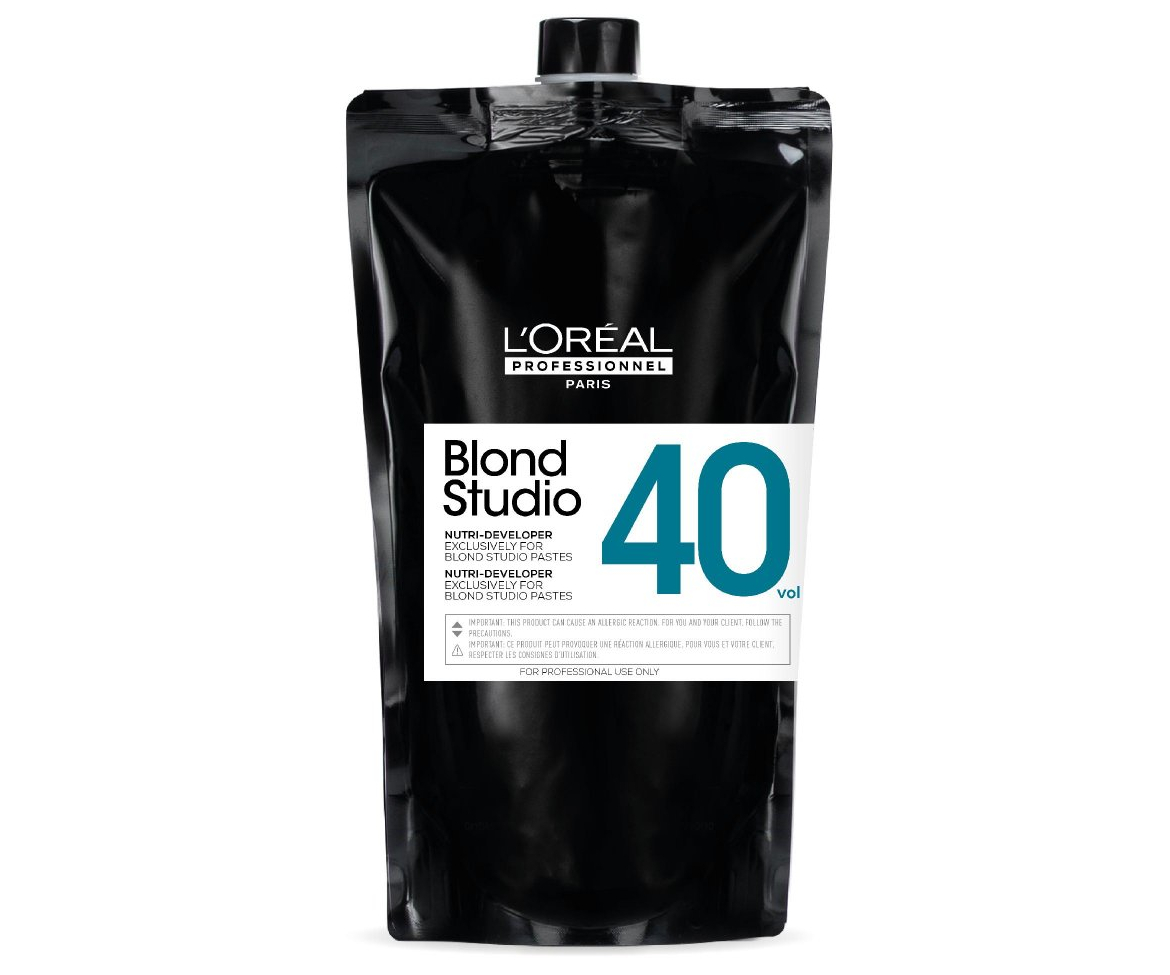 Oxidační krém Loréal Blond Studio Platinium 40 vol. 12 % - 1000 ml - L’Oréal Professionnel + DÁREK ZDARMA
