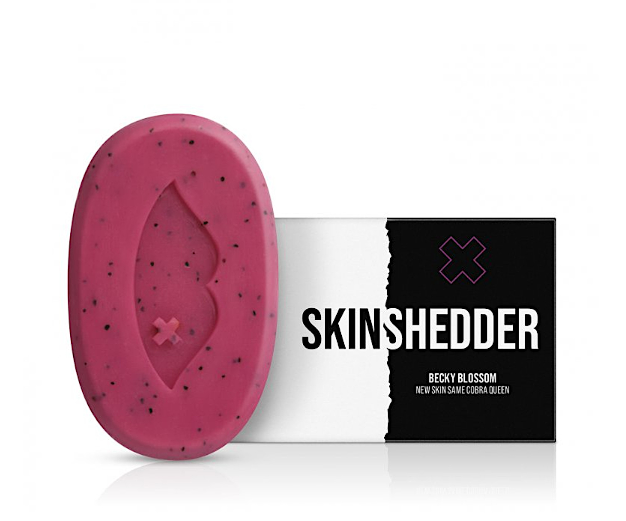 Peelingové mýdlo BusyB SkinShedder Becky Blossom - 100 g + dárek zdarma