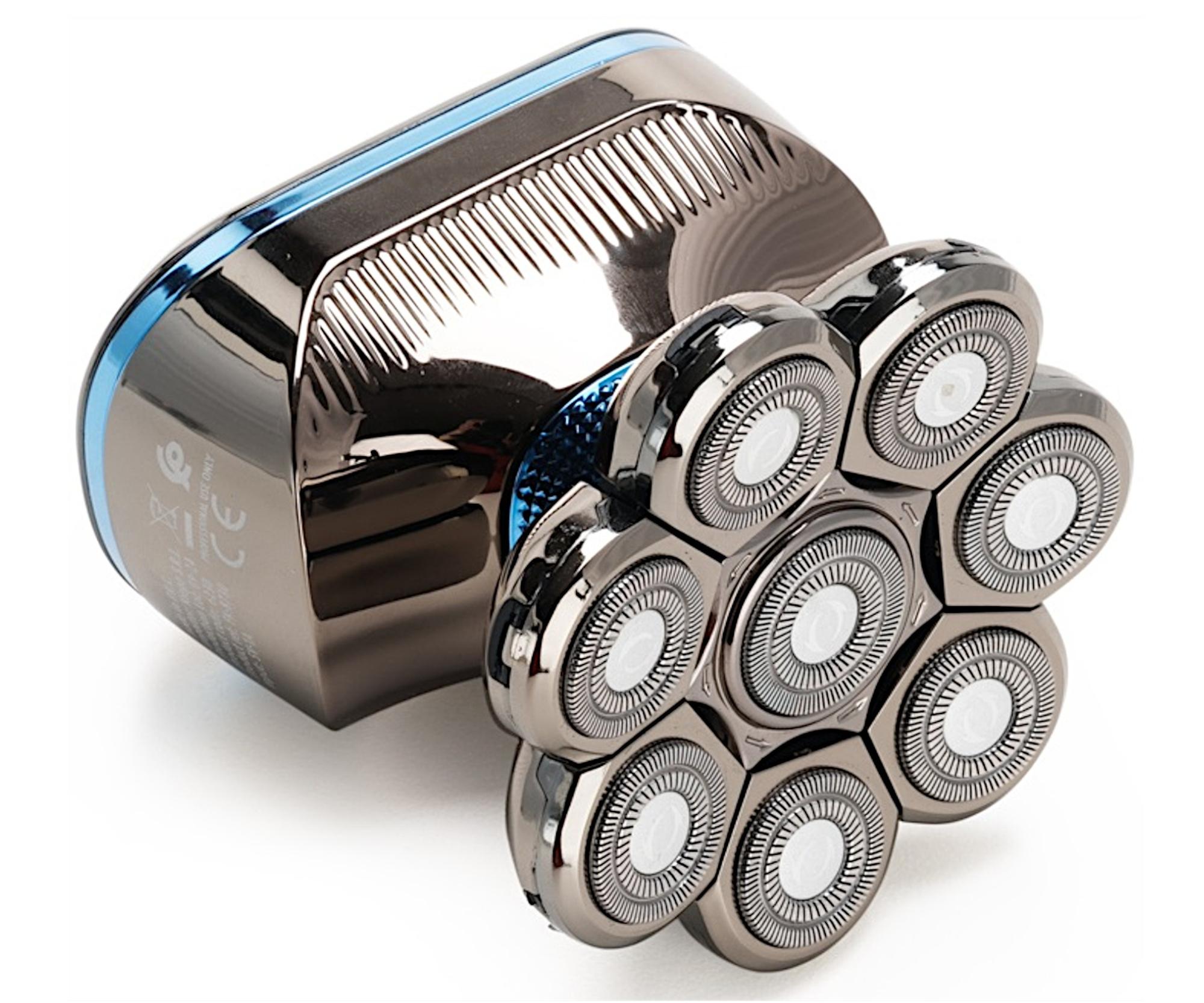 Rotační holicí strojek na vlasy a tělo Kiepe Professional Home Precision Head Trimmer 6230 - chromový + dárek zdarma