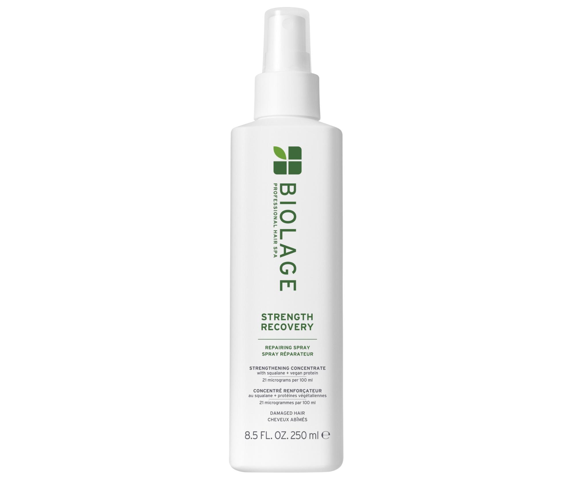 Obnovující sprej pro poškozené vlasy Biolage Strength Recovery Repairing Spray - 250 ml + dárek zdarma