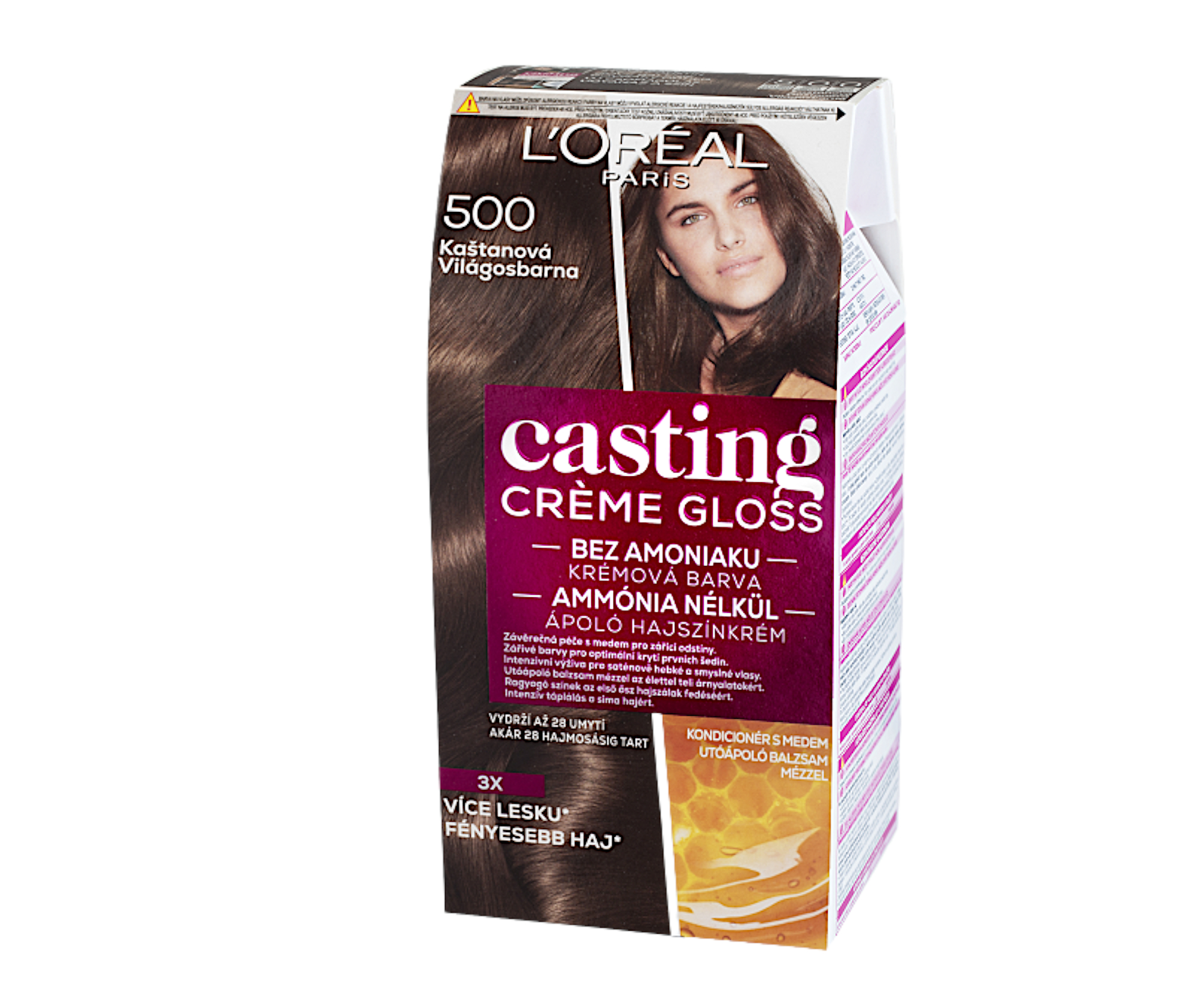 Přeliv bez amoniaku Loréal Casting Créme Gloss - 500 kaštanová - L’Oréal Paris + dárek zdarma