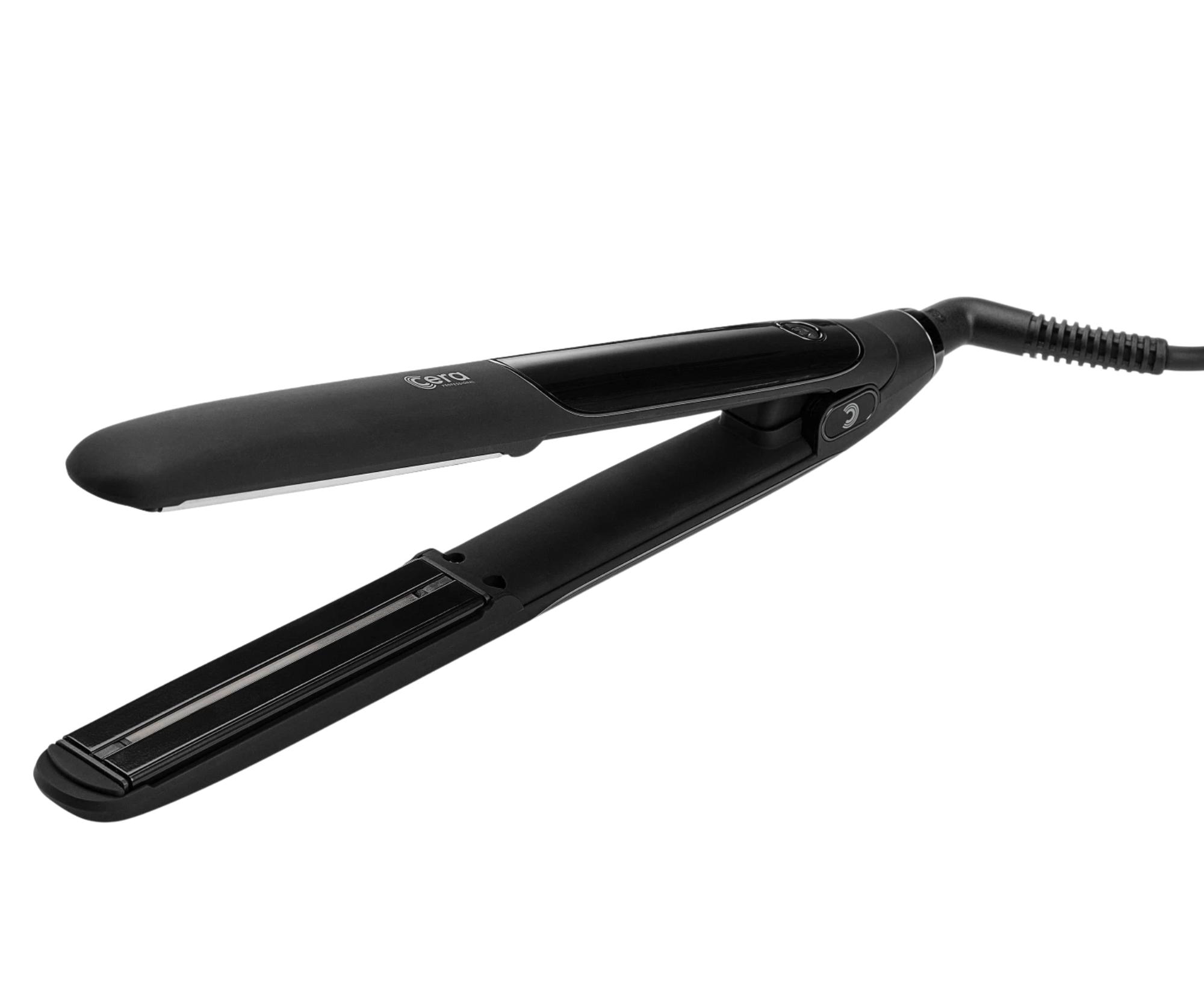 Profesionální žehlička na vlasy Cera Infrared Straightener 28471 - černá + dárek zdarma