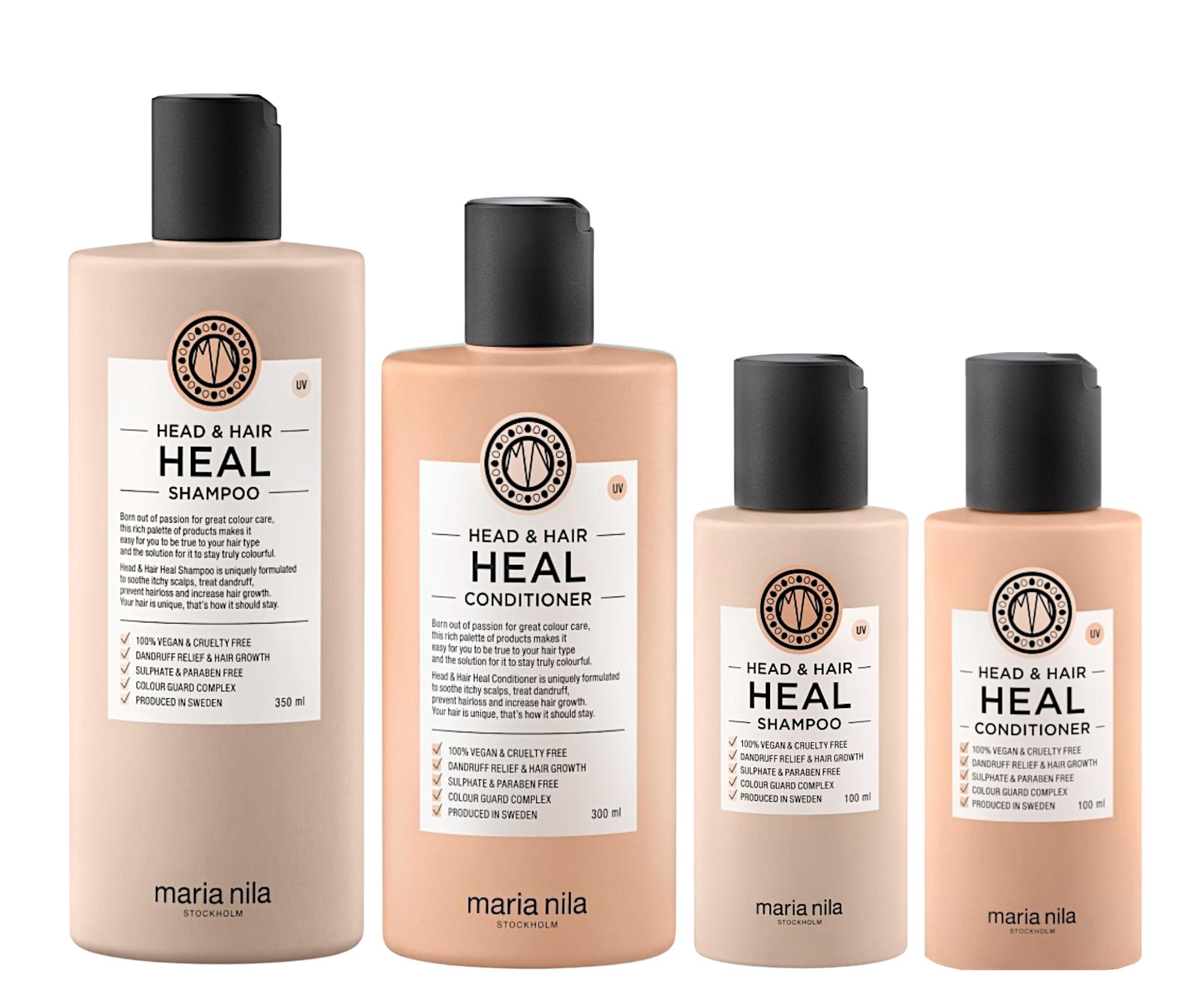 Sada pro zdravou vlasovou pokožku Maria Nila Head a Hair Heal + šampon 100 ml a kondicionér 100 ml zdarma + dárek zdarma