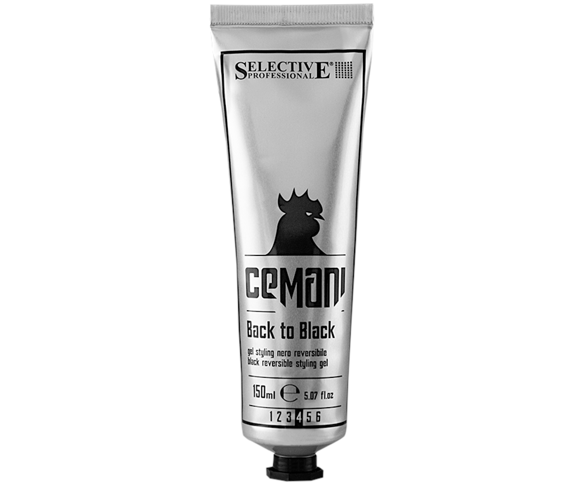 Černý barvicí gel na vlasy se silnou fixací Selective Professional Cemani Back to Black - 150 ml (78305) + dárek zdarma