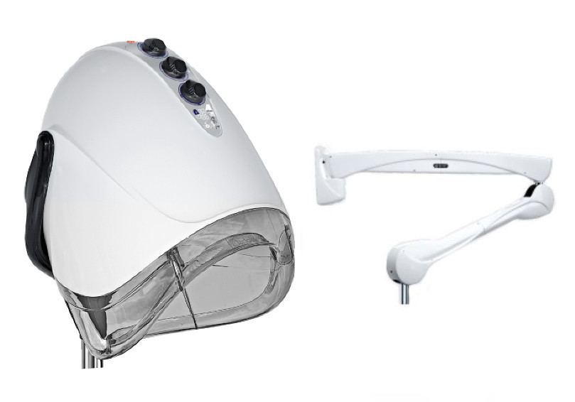 Sušící helma Ceriotti Egg Ionic rameno - 4 rychlosti, bílá (E13443) + dárek zdarma