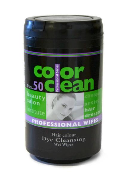 Color Clean ubrousky pro odstranění barvy z pokožky - 50 ks (01633)