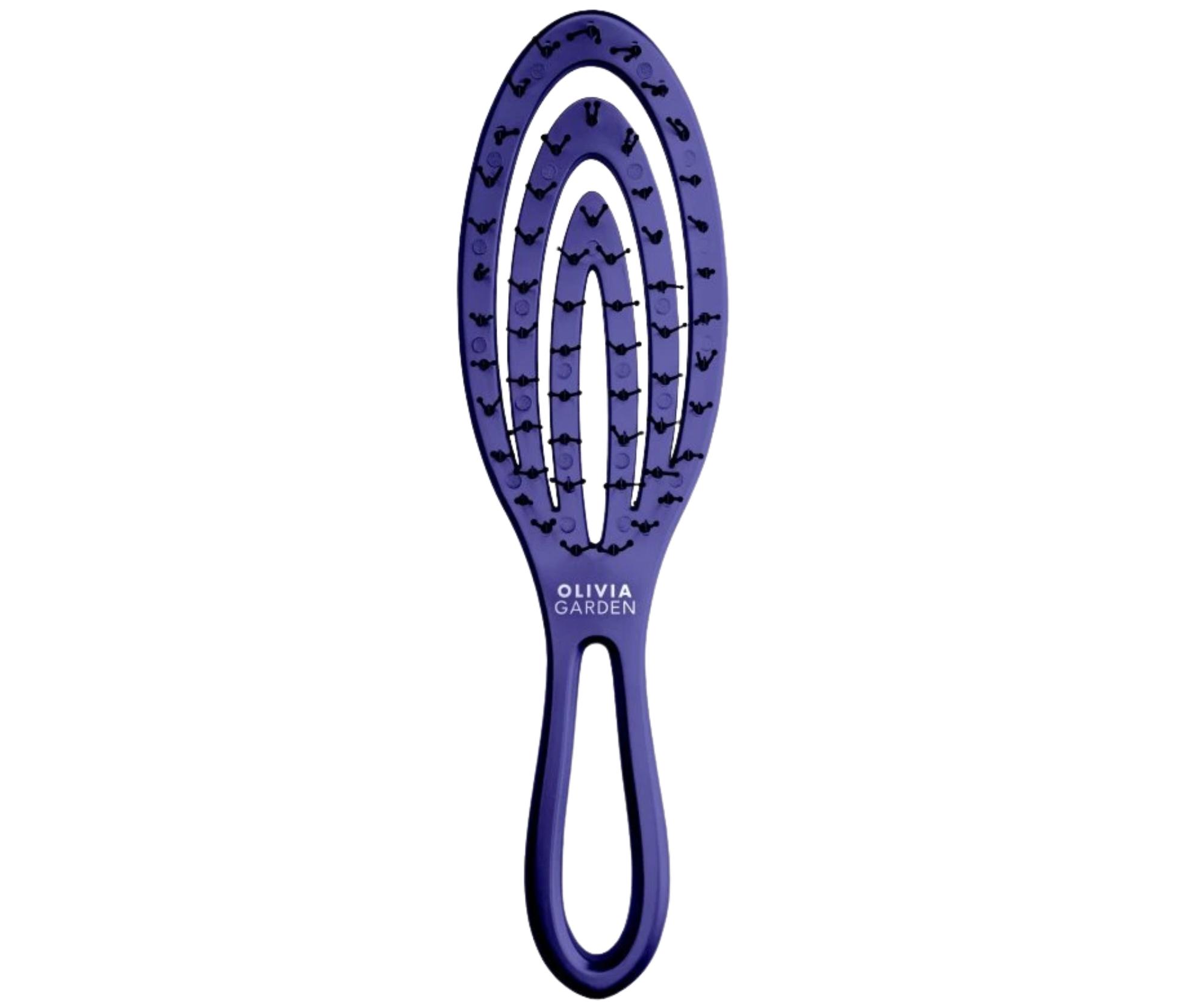 Kartáč Olivia Garden Holiday Violet Mist - fialový