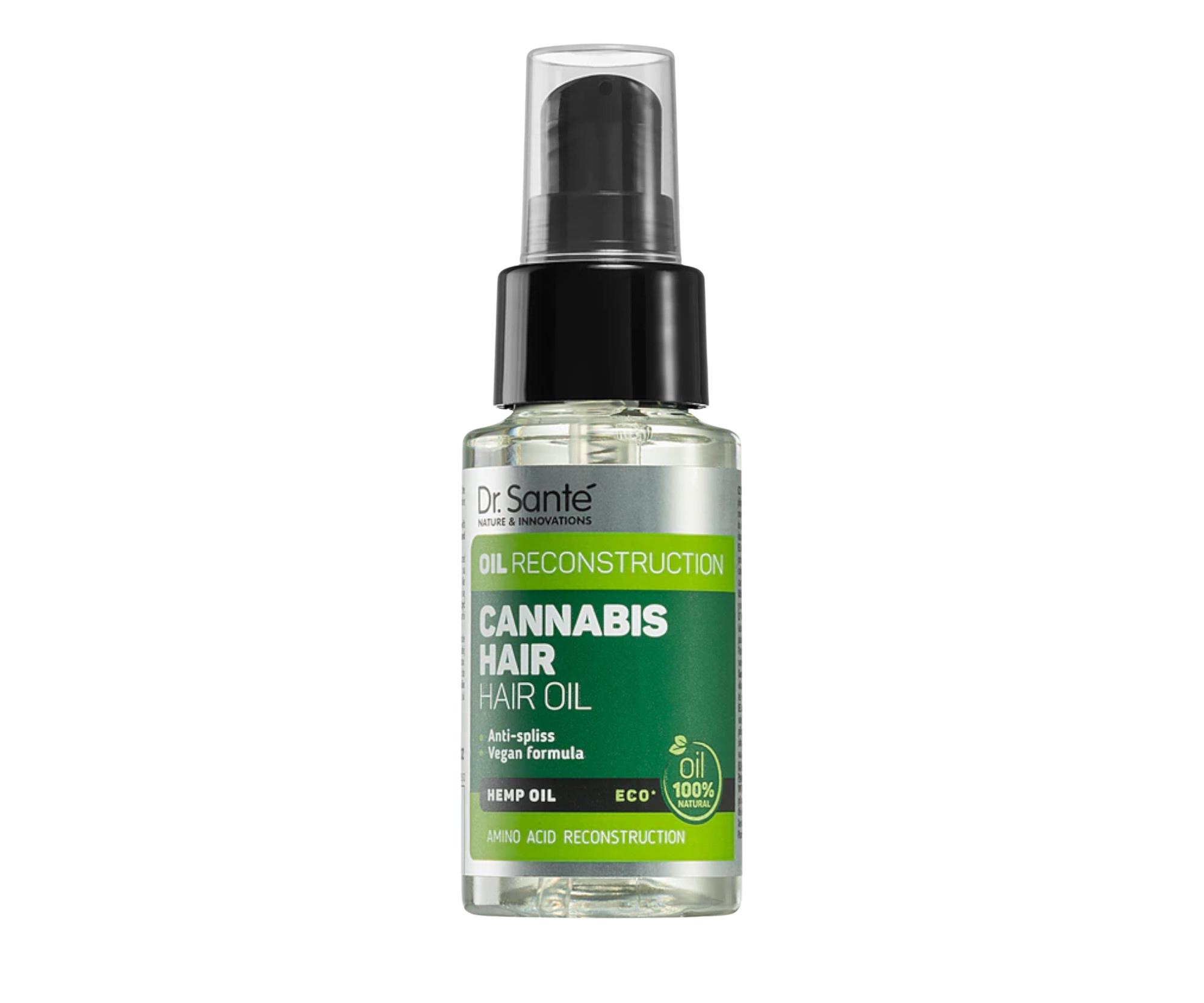 Olej pro suché a poškozené vlasy Dr. Santé Cannabis Hair Oil - 50 ml + dárek zdarma