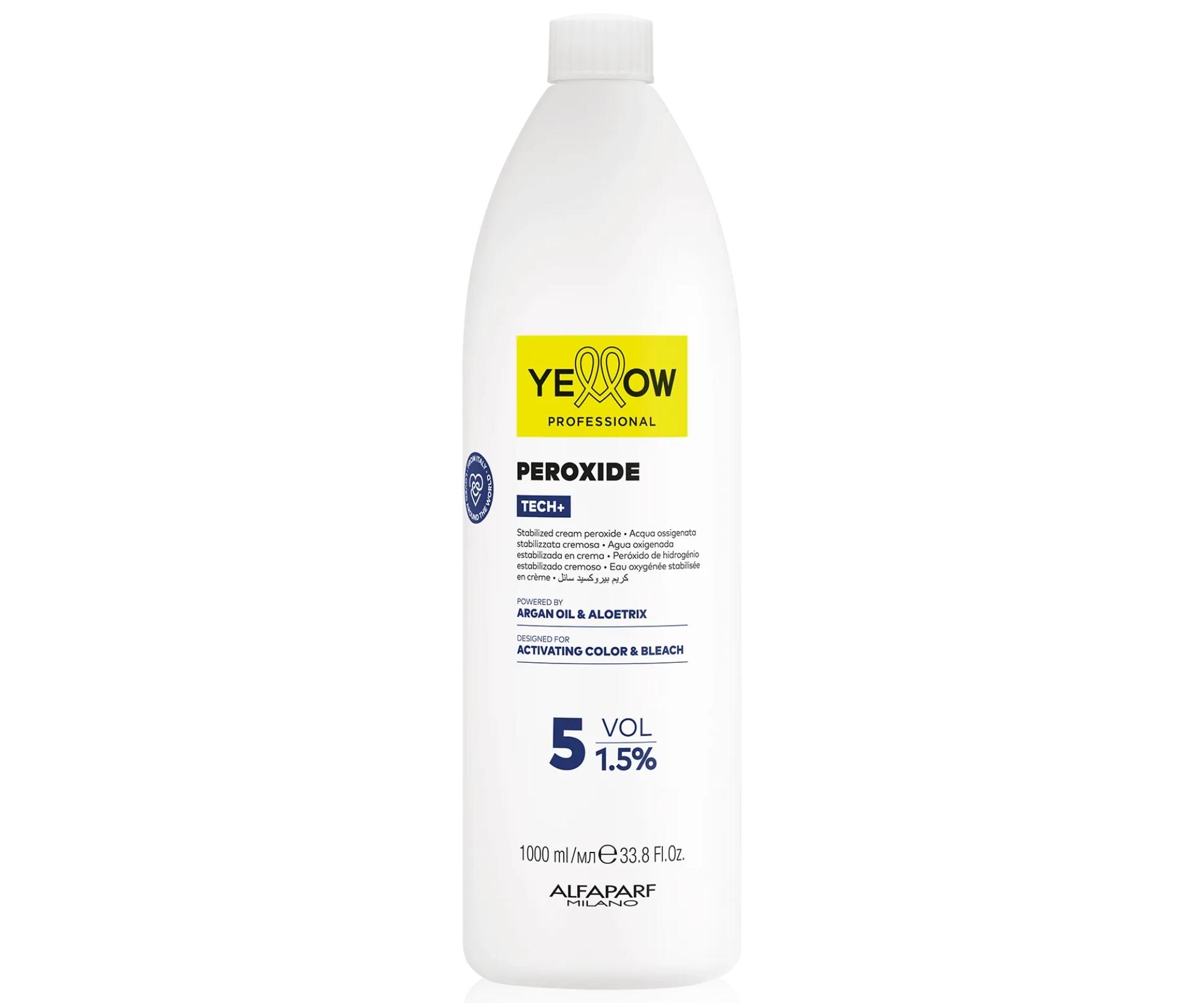 Oxidační krém Yellow Professional Peroxide Tech+ 5 Vol. 1,5% - 1000 ml + dárek zdarma