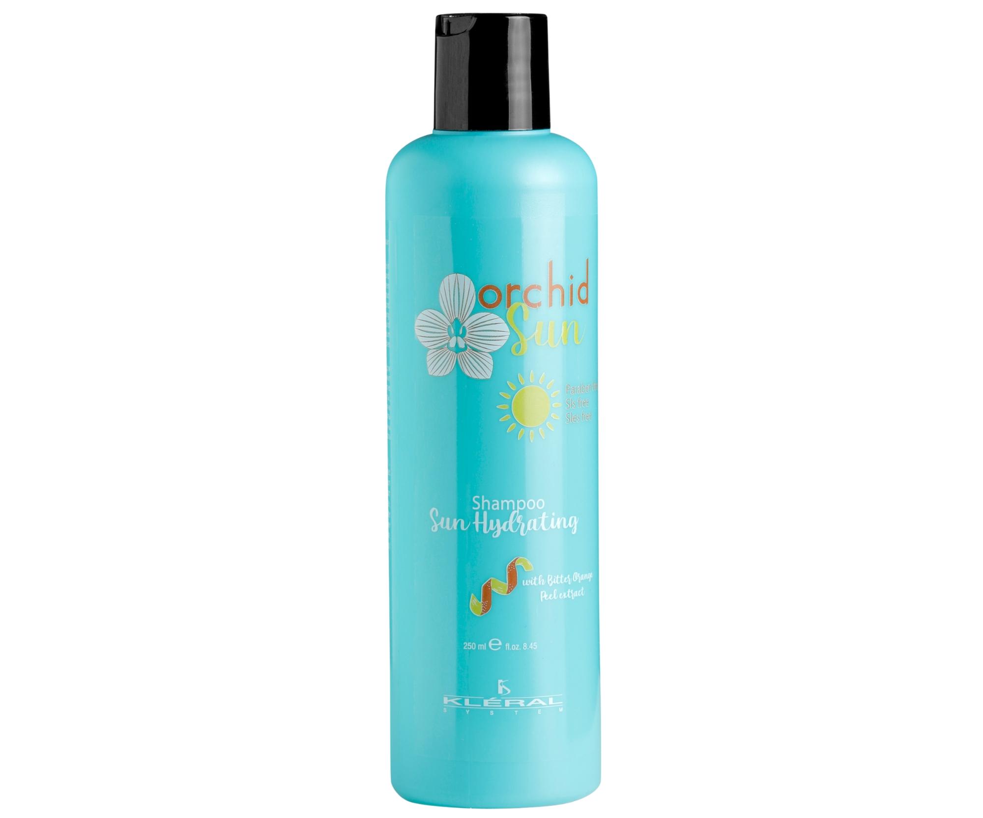Hydratační šampon pro vlasy namáhané sluncem Kléral Orchid Sun Shampoo Hydrating - 250 ml + dárek zdarma