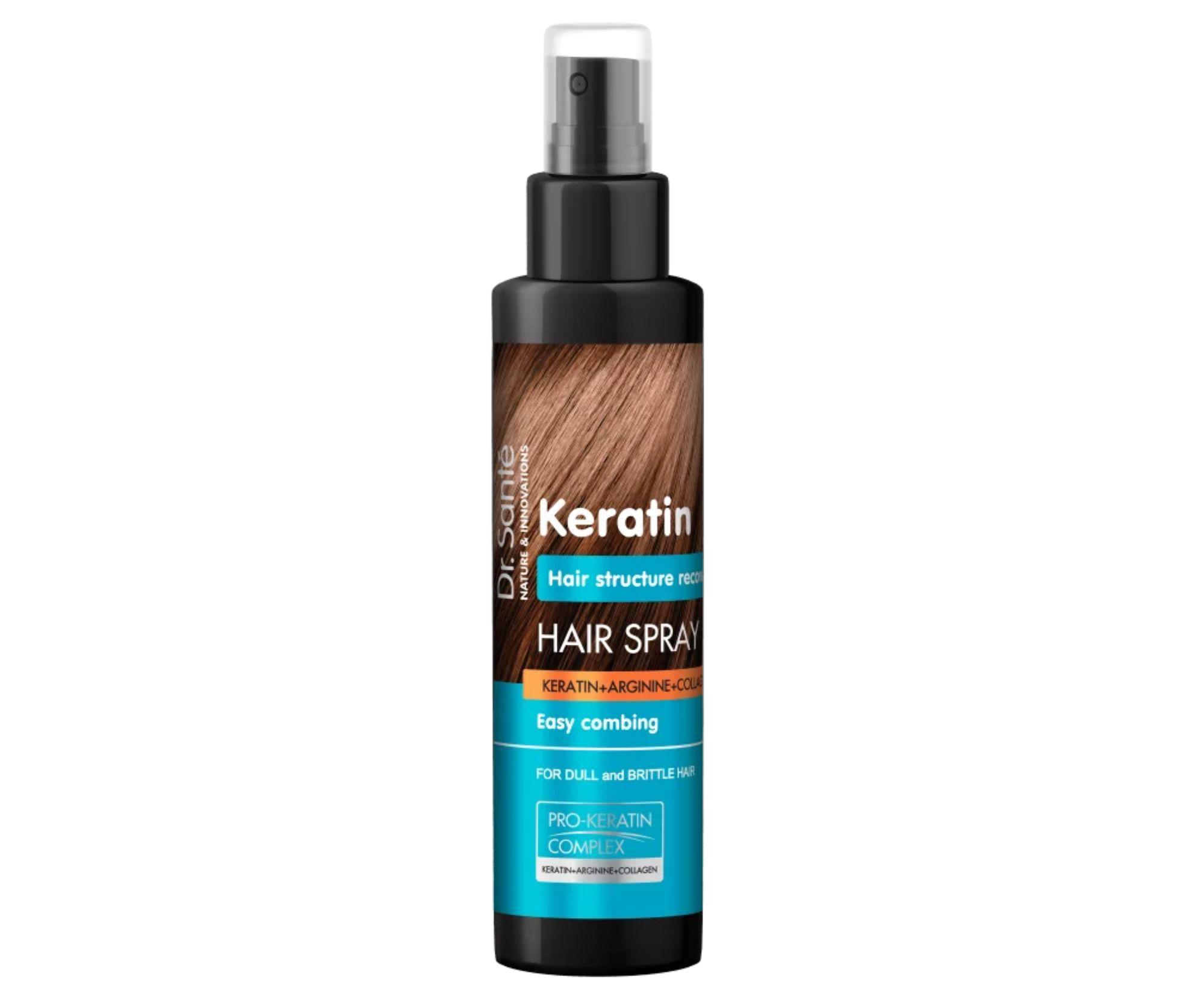 Bezoplachový kondicionér pro obnovu matných a křehkých vlasů Dr. Santé Keratin - 150 ml
