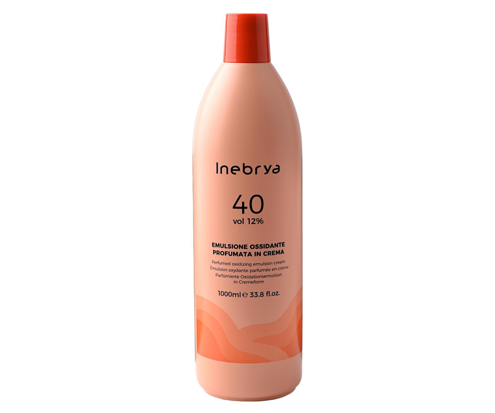 Oxidační parfemovaná emulze Inebrya 40 VOL 12% - 1000 ml (776203) + dárek zdarma