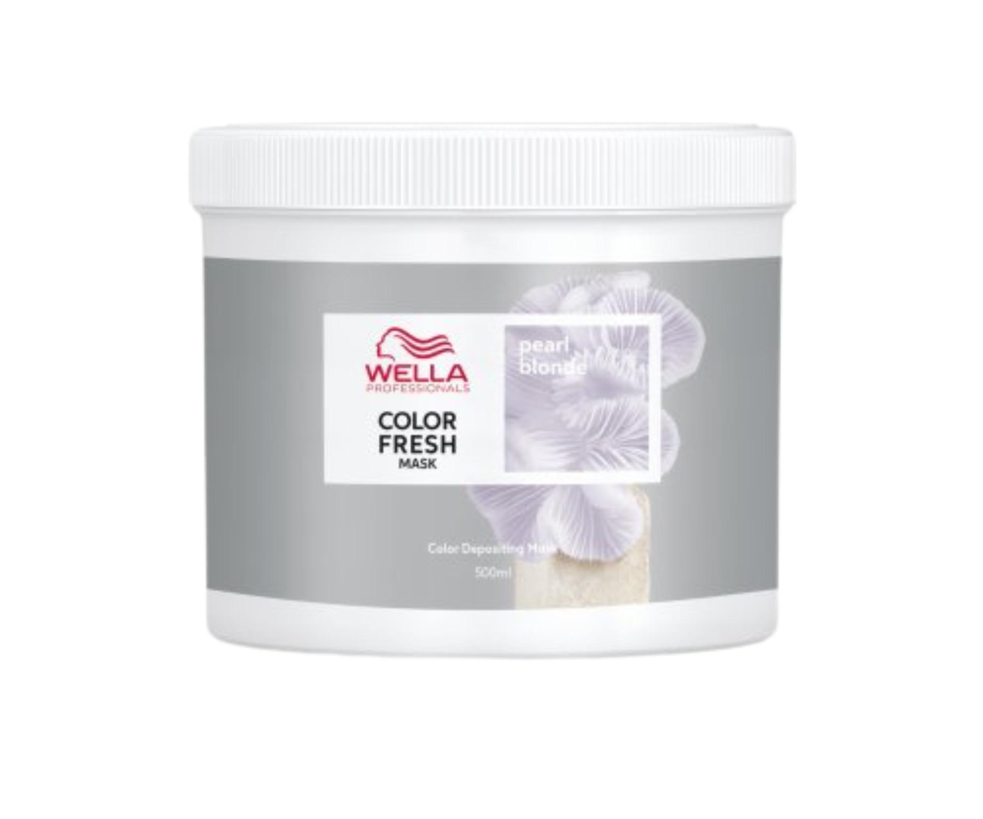Barvicí maska na vlasy Wella Color Fresh Mask Pearl Blonde - 500 ml, perlová blond (99350156140) + dárek zdarma