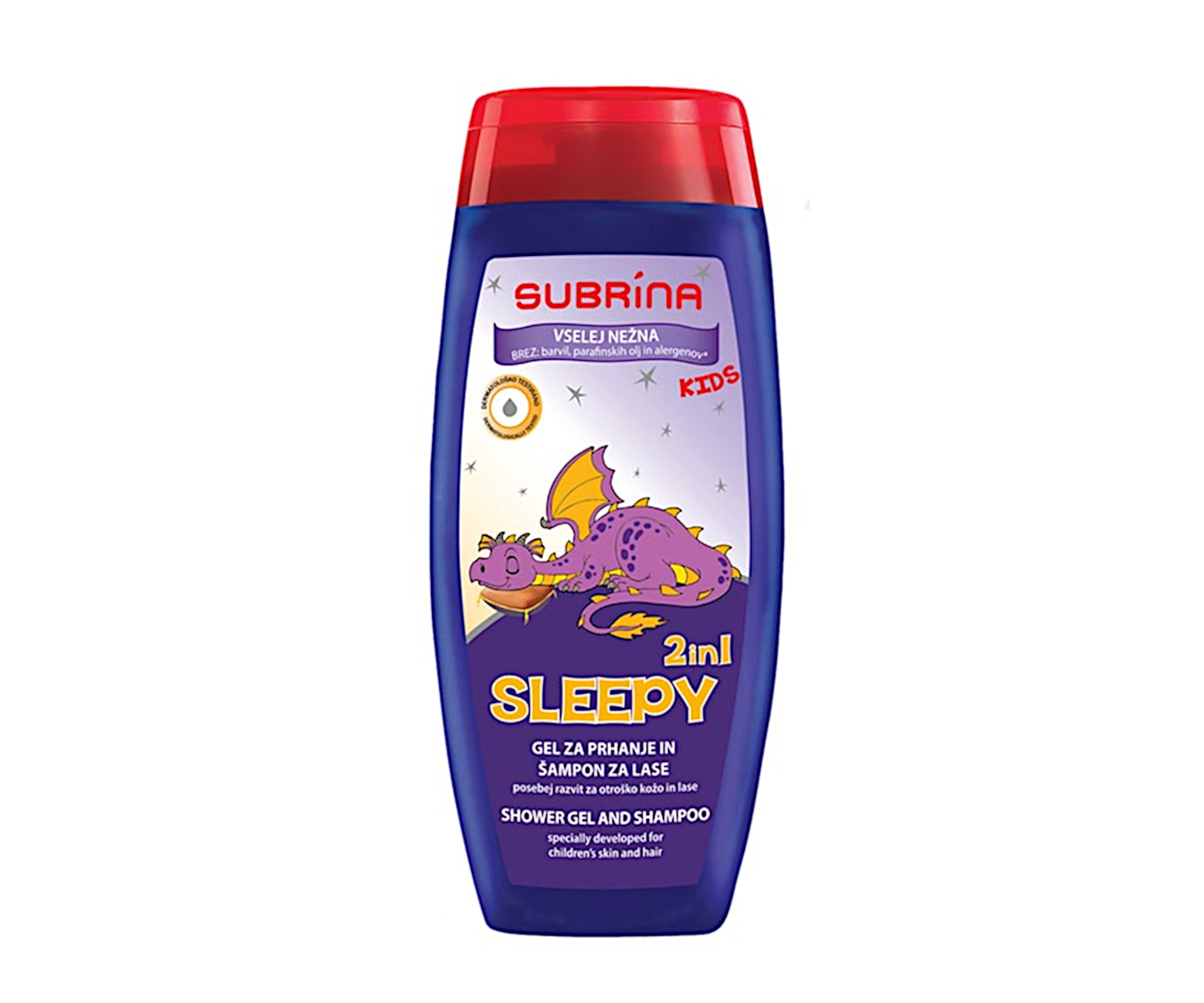 Dětský sprchový gel a šampon 2v1 Subrina Sleepy - 250 ml (060331)