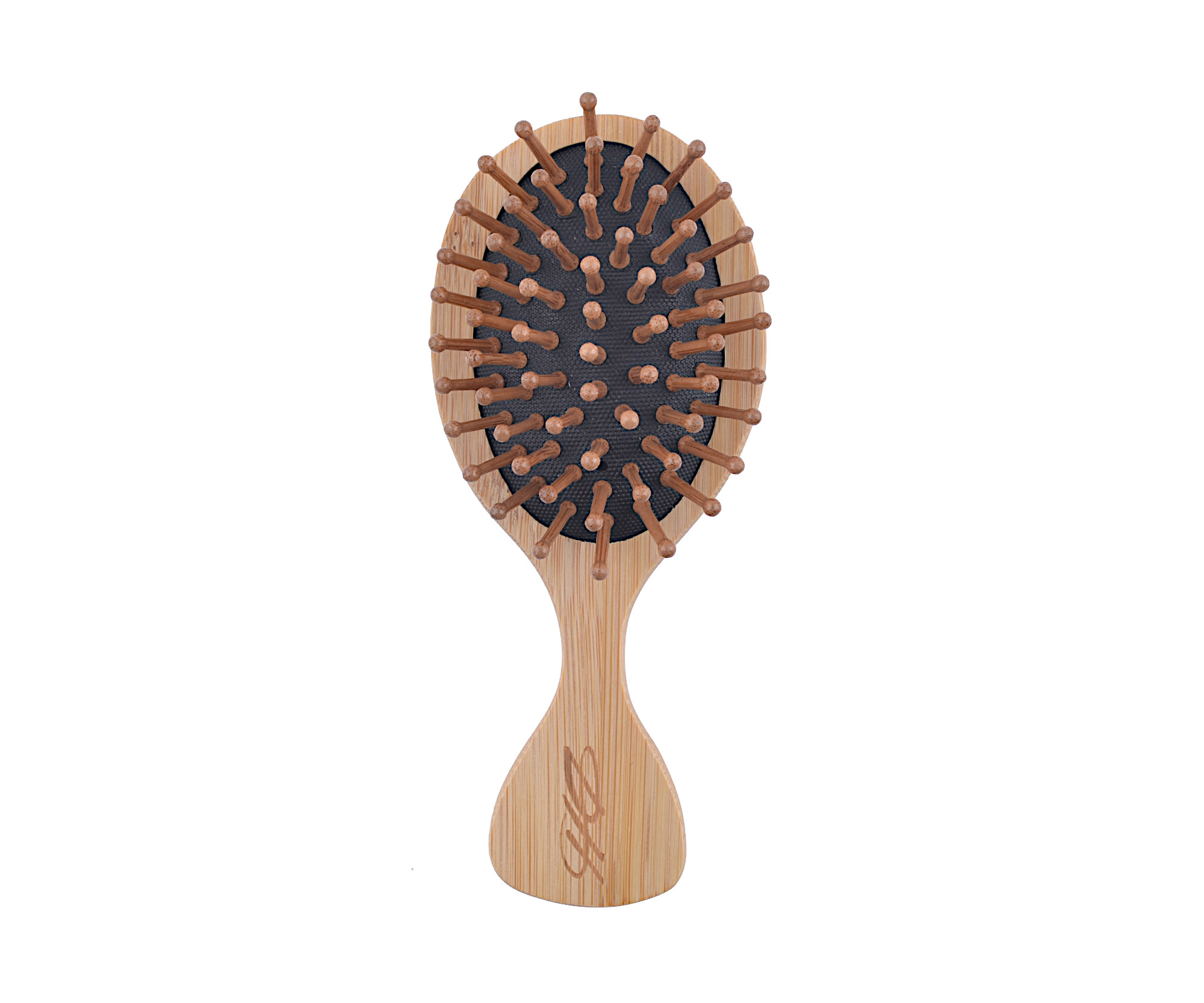 Bambusový masážní kartáč na vlasy Detail - Hair style Bamboo Brush - 13,7 x 5,8 cm