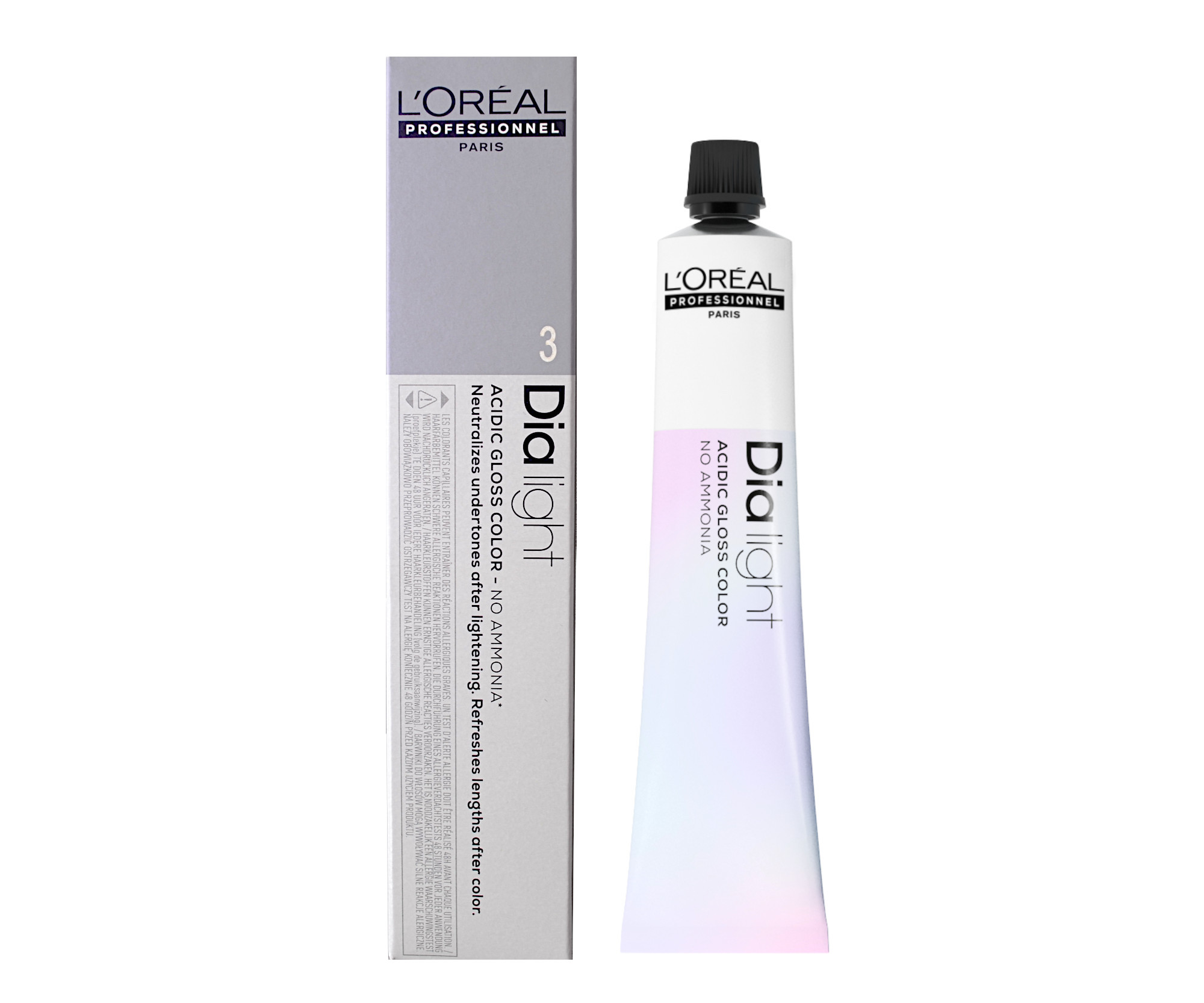 Přeliv na vlasy Loréal Dialight 50 ml - odstín 3 tmavě hnědý - L’Oréal Professionnel + dárek zdarma