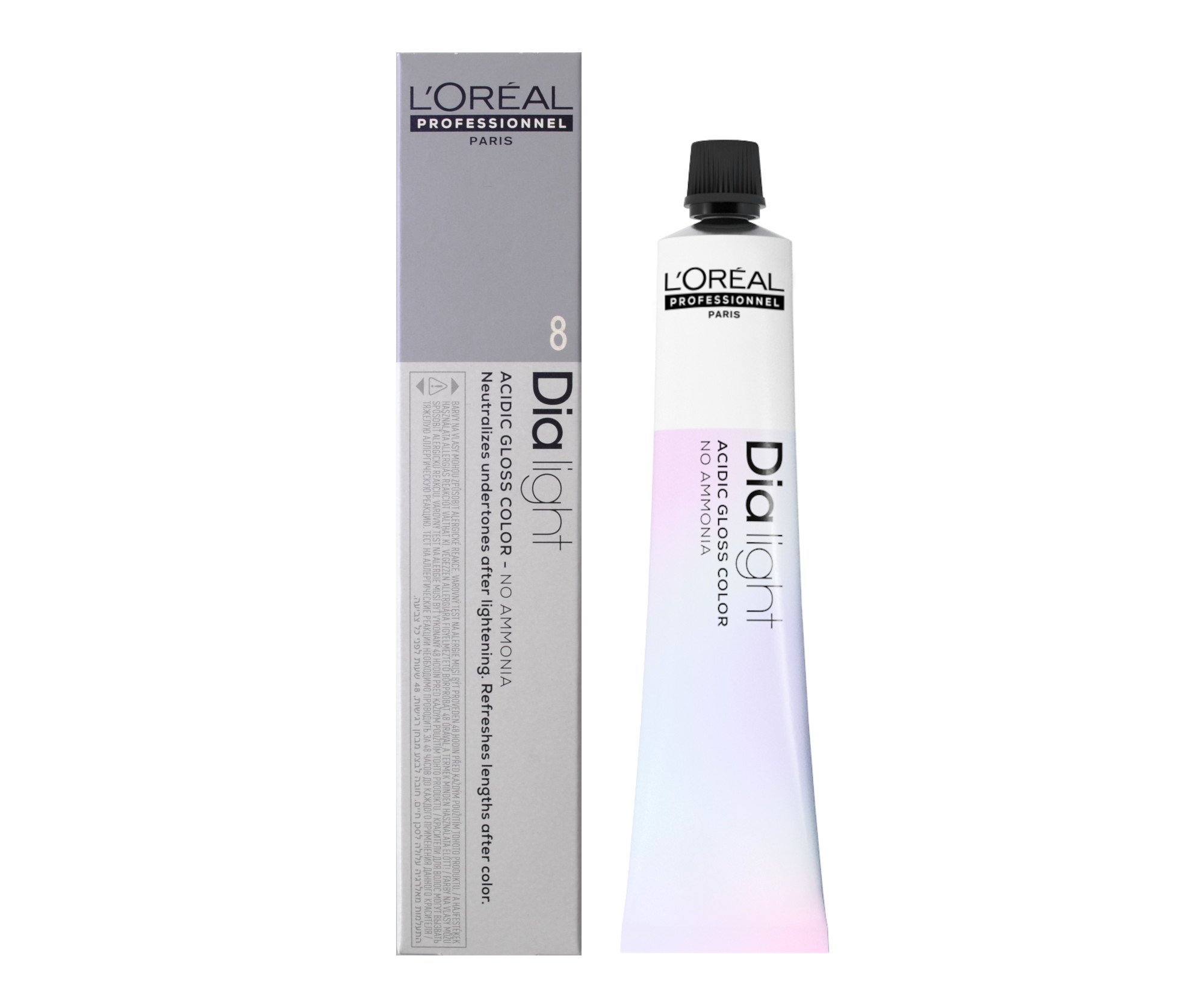 Přeliv na vlasy Loréal Dialight 50 ml - odstín 8 blond světlý - L’Oréal Professionnel + dárek zdarma