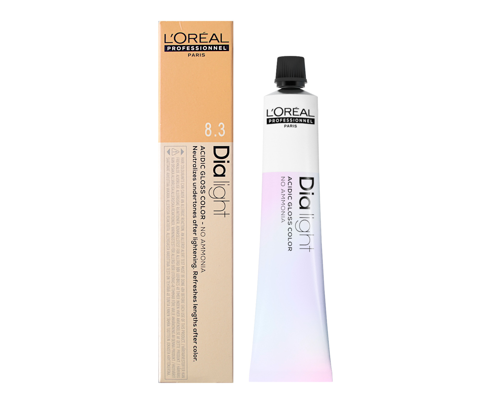 Přeliv na vlasy Loréal Dialight 50 ml - odstín 8.3 světlý zlatý blond - L’Oréal Professionnel + dárek zdarma