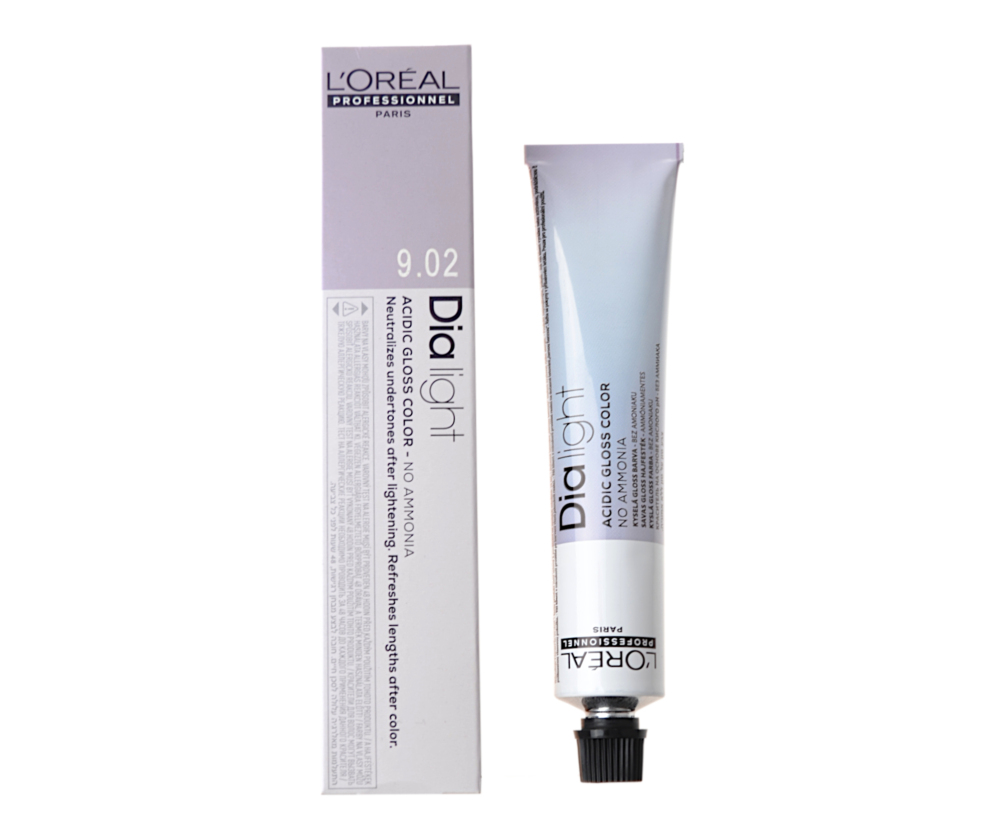 Přeliv na vlasy Loréal Dialight 50 ml - odstín 9.02 velmi světlý přírodní duhový - L’Oréal Professionnel + dárek zdarma