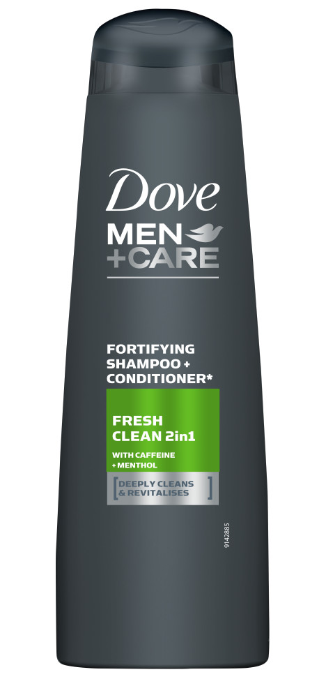 Šampon a kondicionér 2v1 pro osvěžení vlasů Dove Men+ Care Fresh Clean - 400 ml (9149690, 68484721) + dárek zdarma