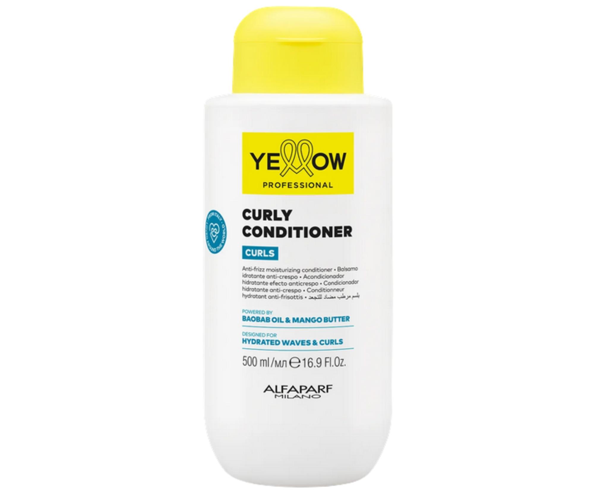 Kondicionér pro vlnité, kudrnaté a afro vlasy Yellow Professional Curls Curly Conditioner - 500 ml + dárek zdarma